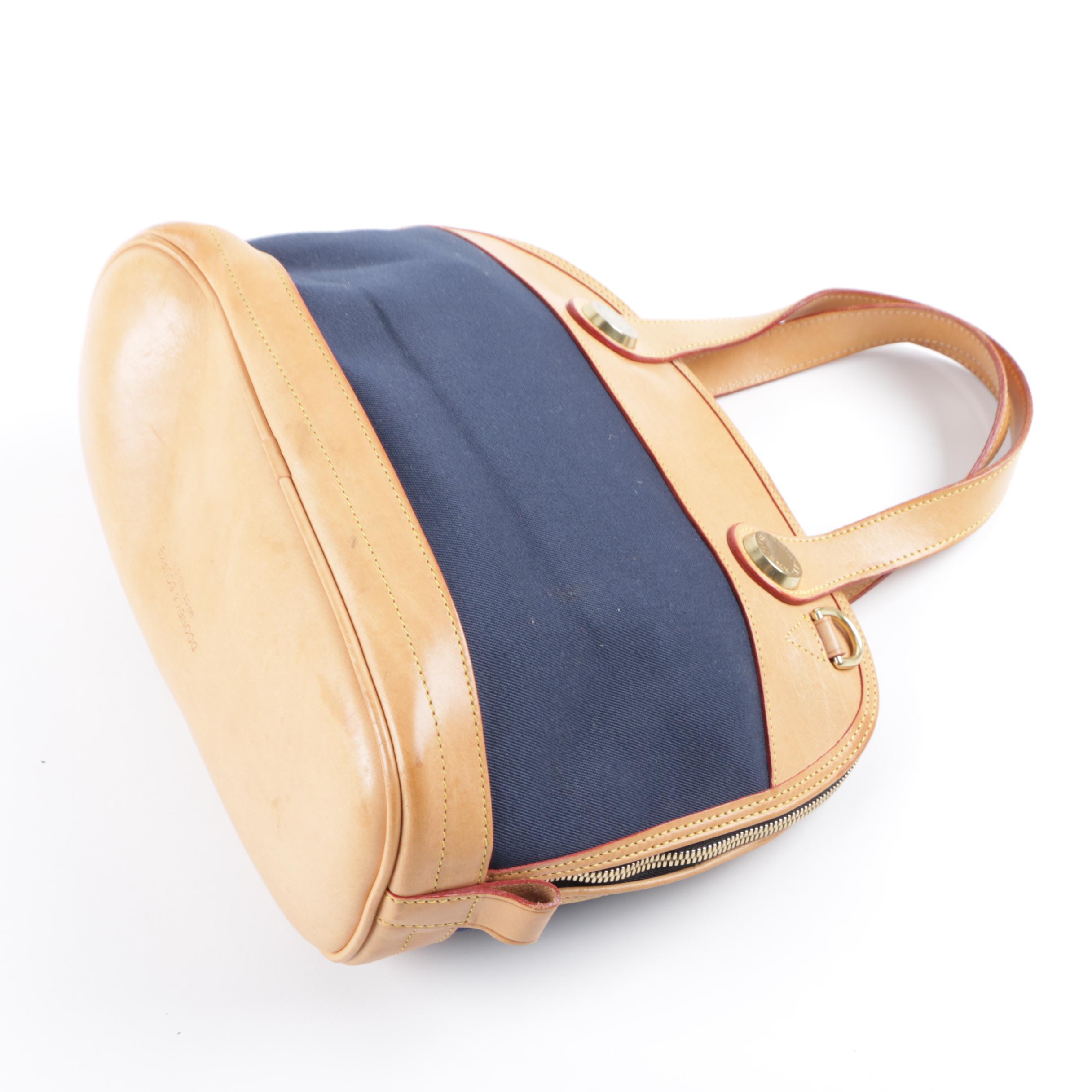 Dooney & Bourke Canvas and Leather Handbag