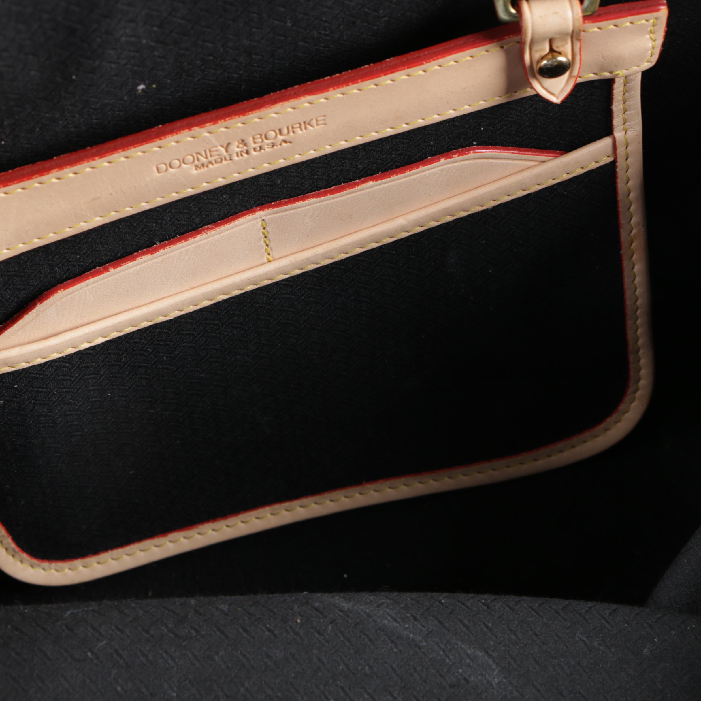 Dooney & Bourke Canvas and Leather Handbag