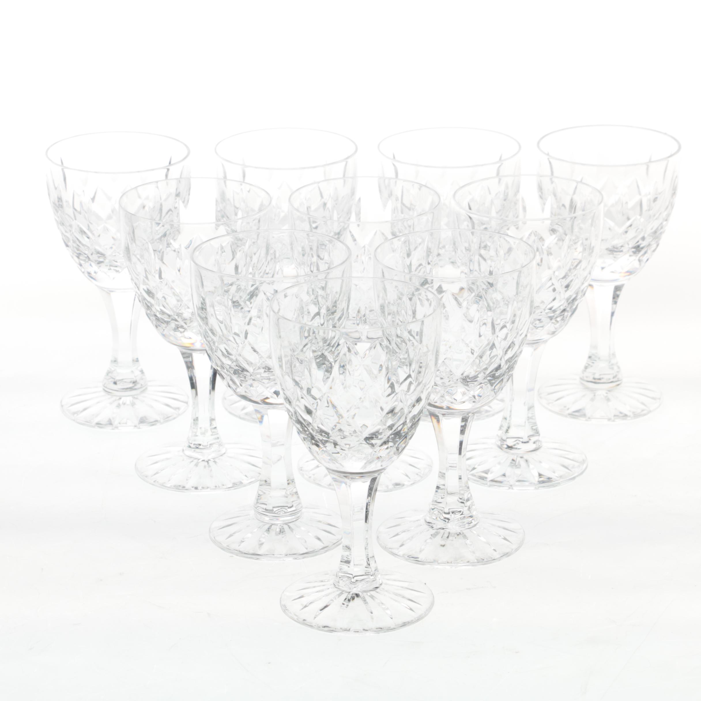 Brierley Hill English Crystal Wine Glasses