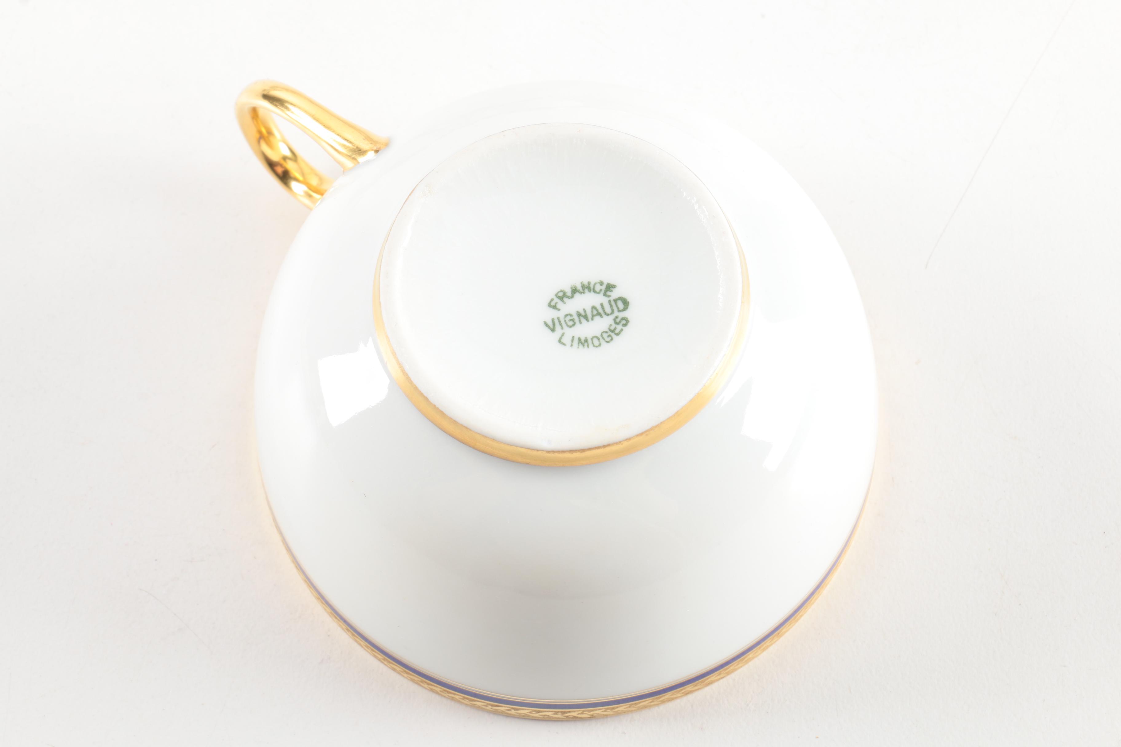 Vintage Vignaud Limoges "The Seville" Porcelain Dinner Service