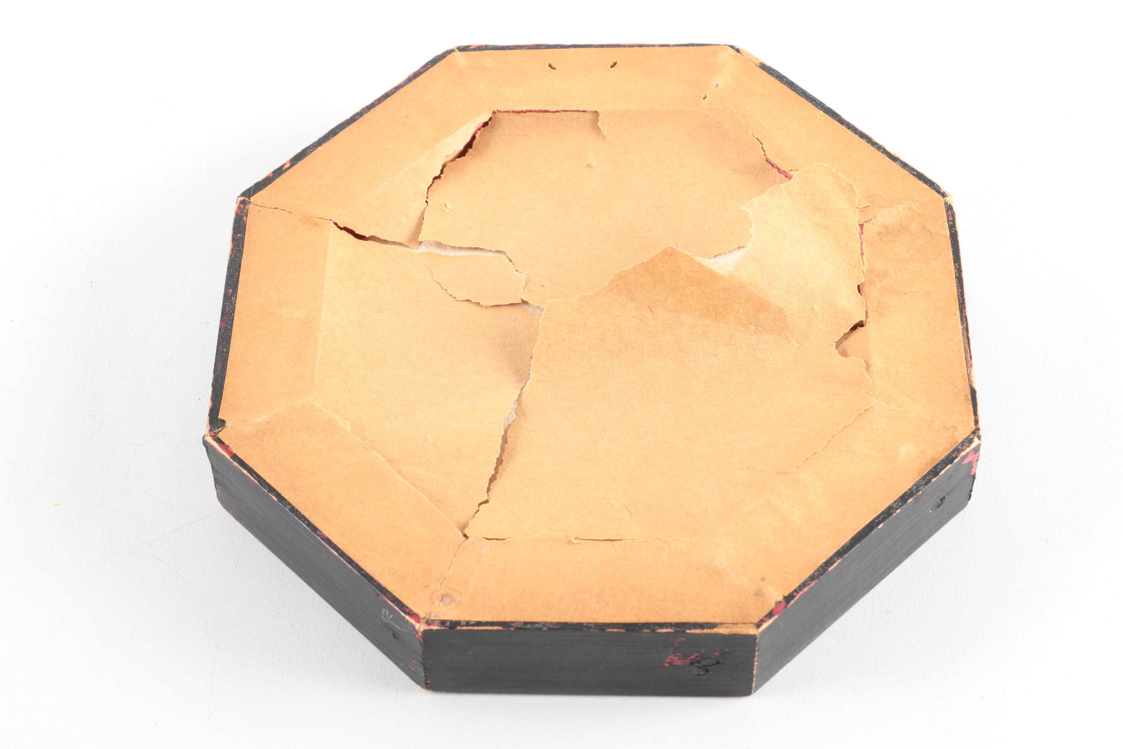 New York State Coat of Arms in Octagonal Frame