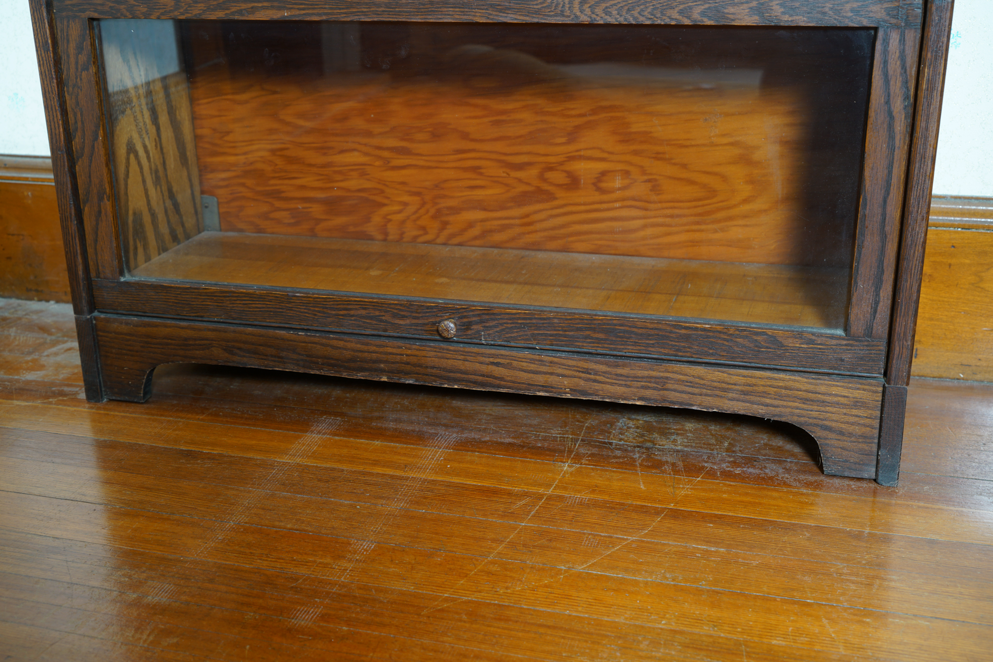 Vintage Oak Barrister Bookcase by Lundstrom