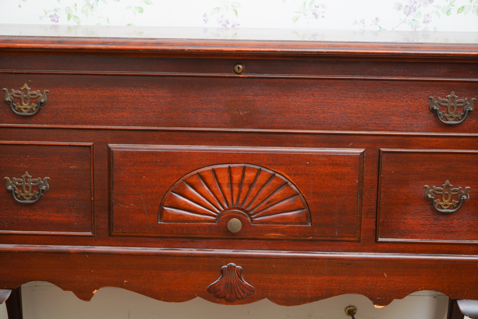 "Aromatite" Queen Anne Style Lowboy Chest by Lane, 1948