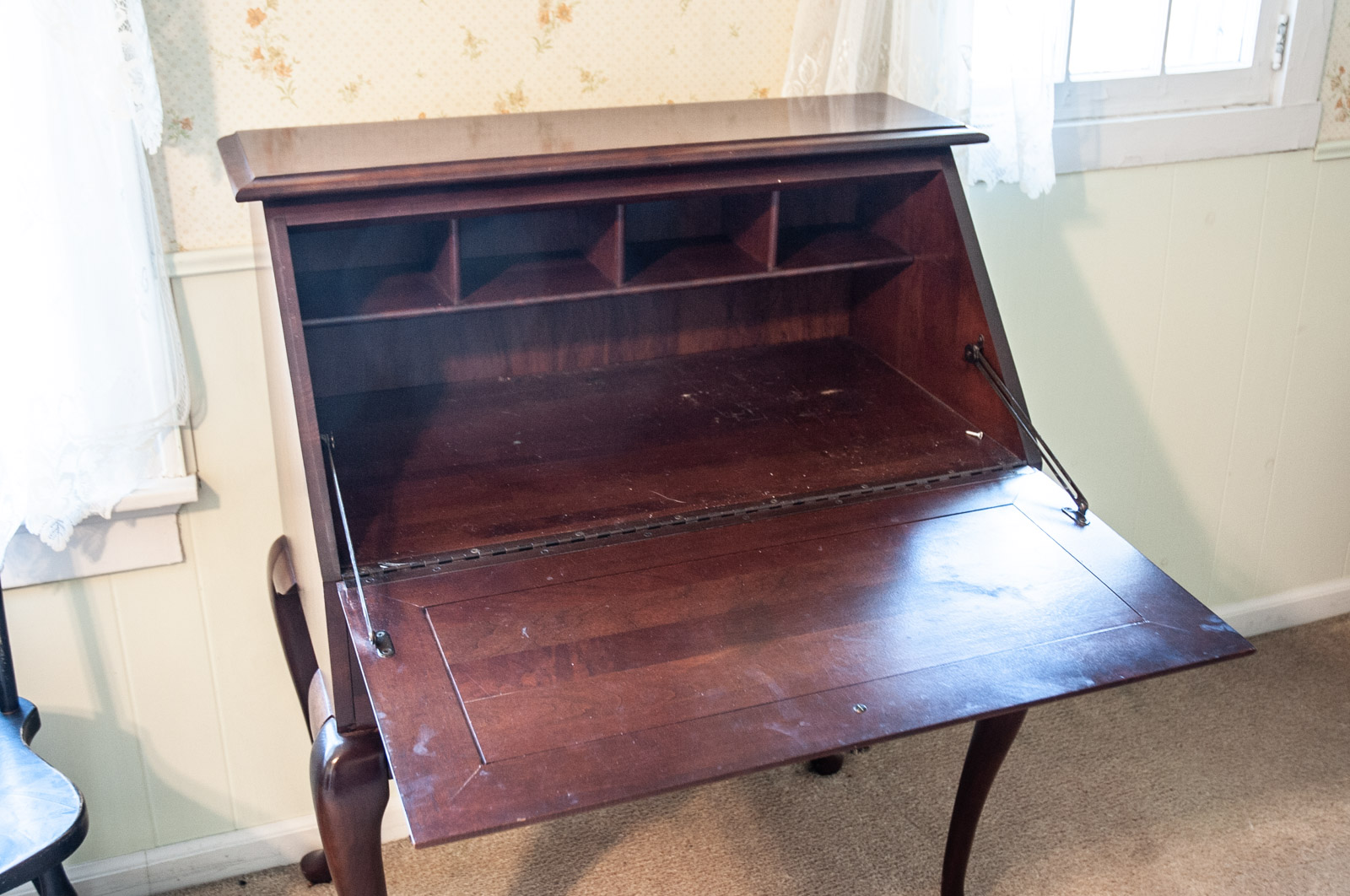 Queen Anne Style Slant-Front Desk