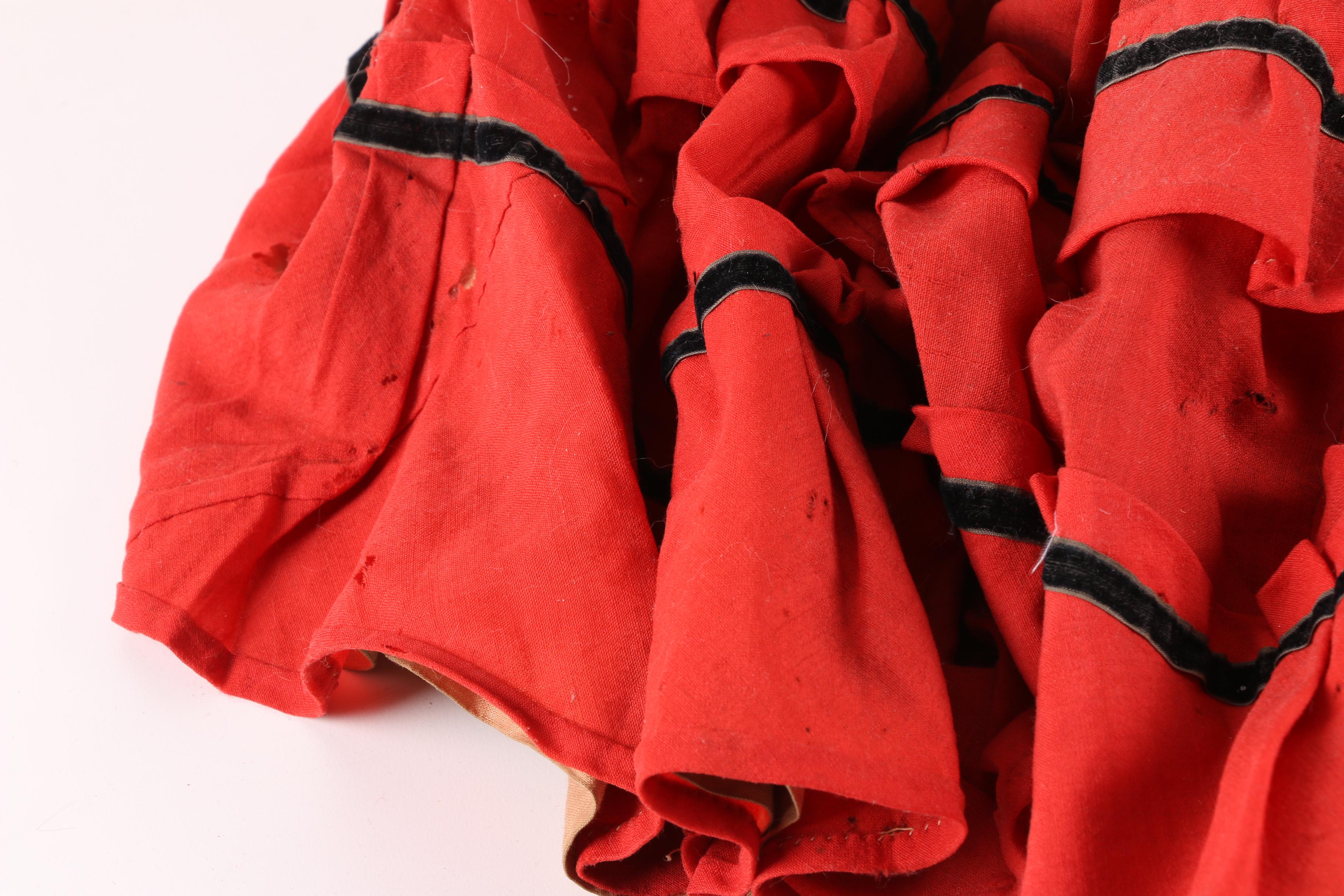 Antique China Head Doll with Cloth and Leather Body