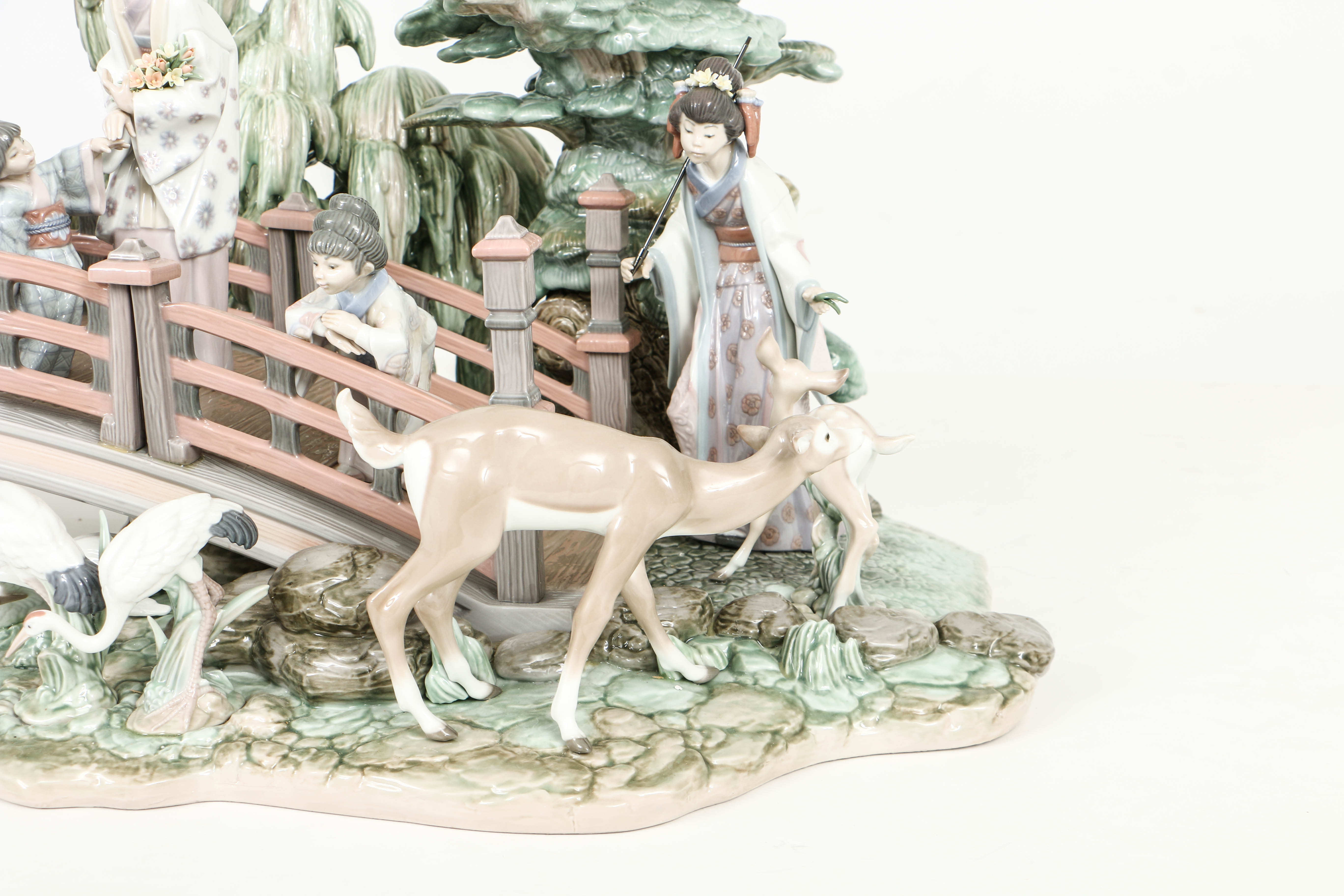 Limited Edition Lladro "Oriental Garden" Porcelain Figurine