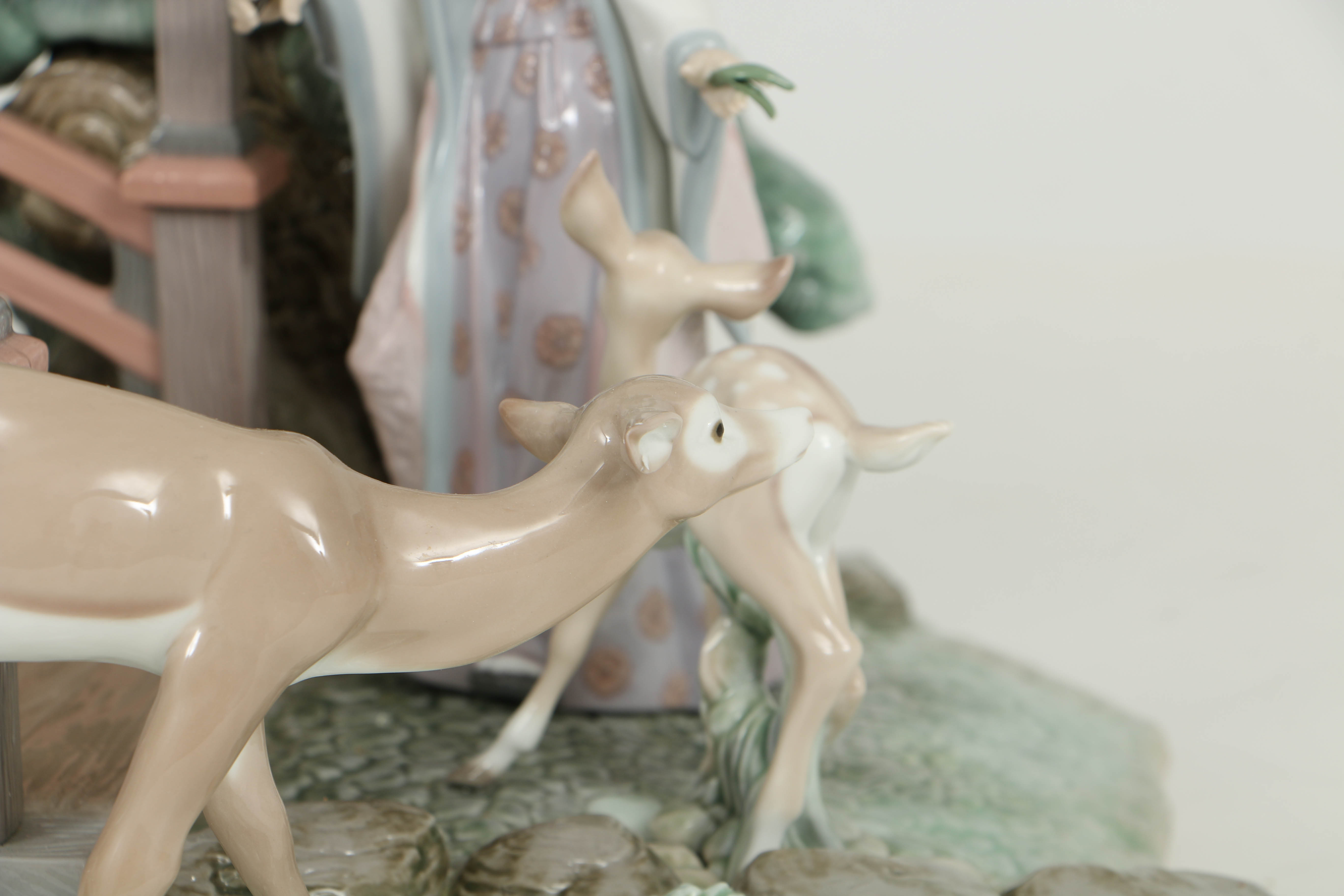 Limited Edition Lladro "Oriental Garden" Porcelain Figurine
