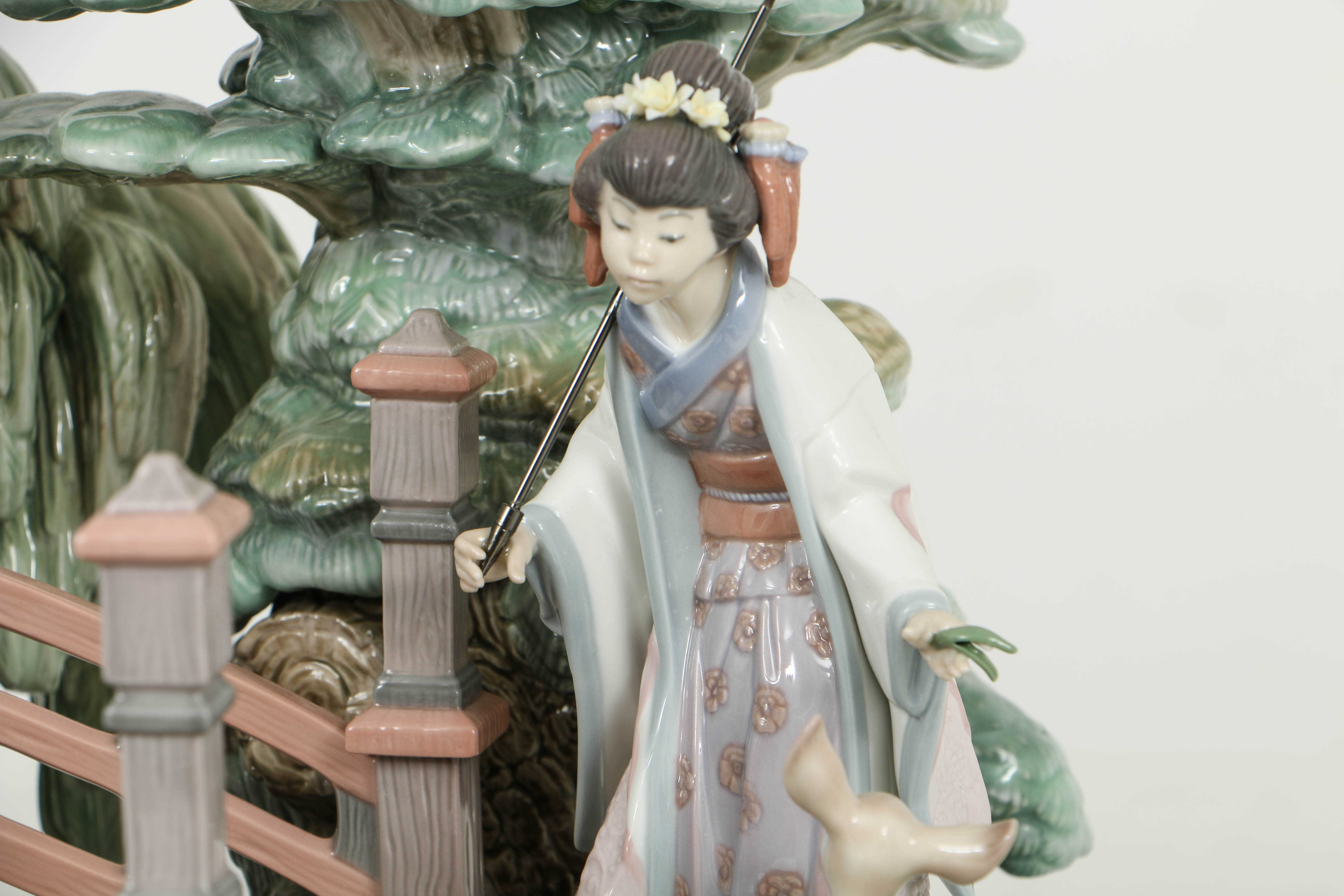Limited Edition Lladro "Oriental Garden" Porcelain Figurine