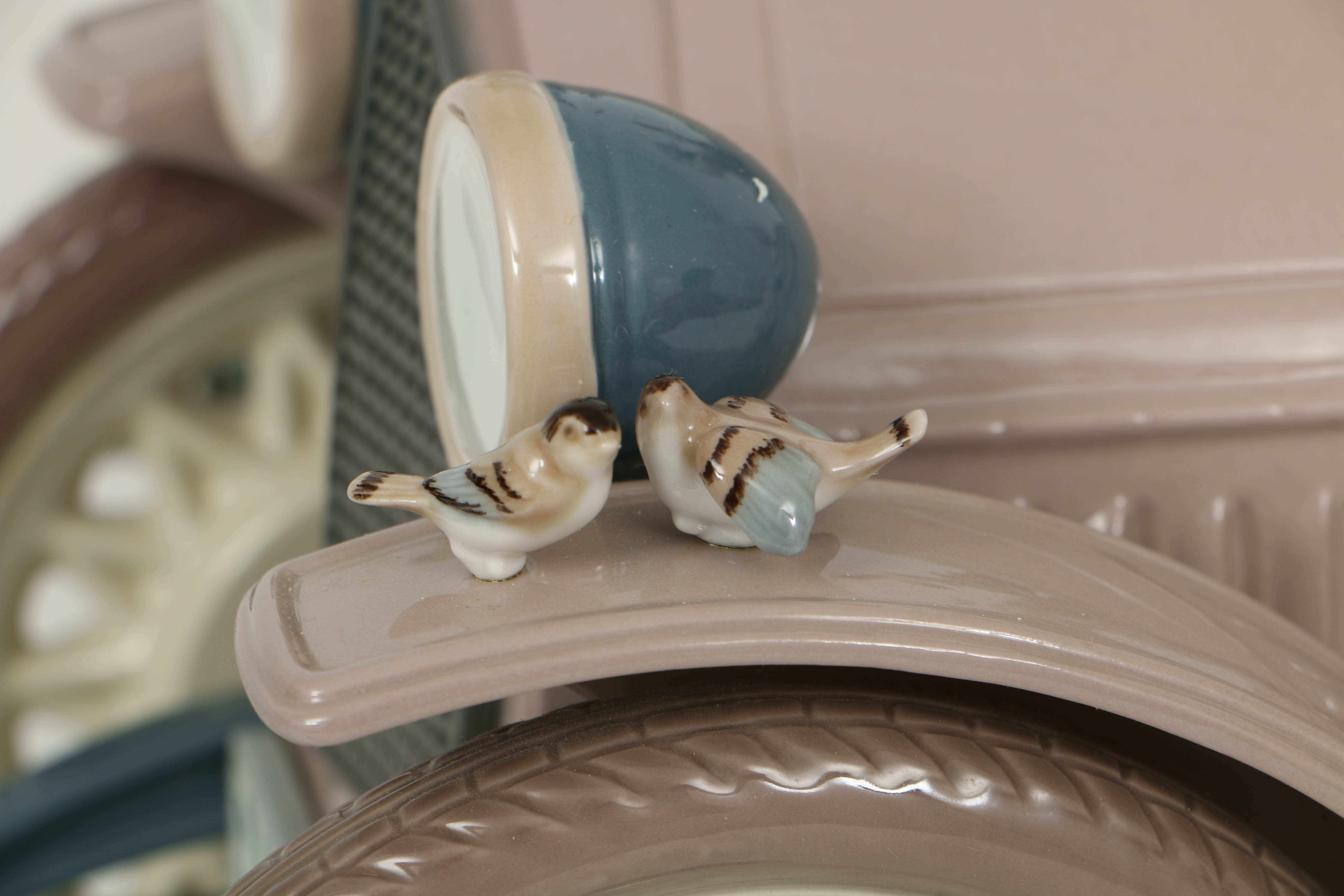 Limited Edition Lladro Figurine Of a "Young Couple with Car"