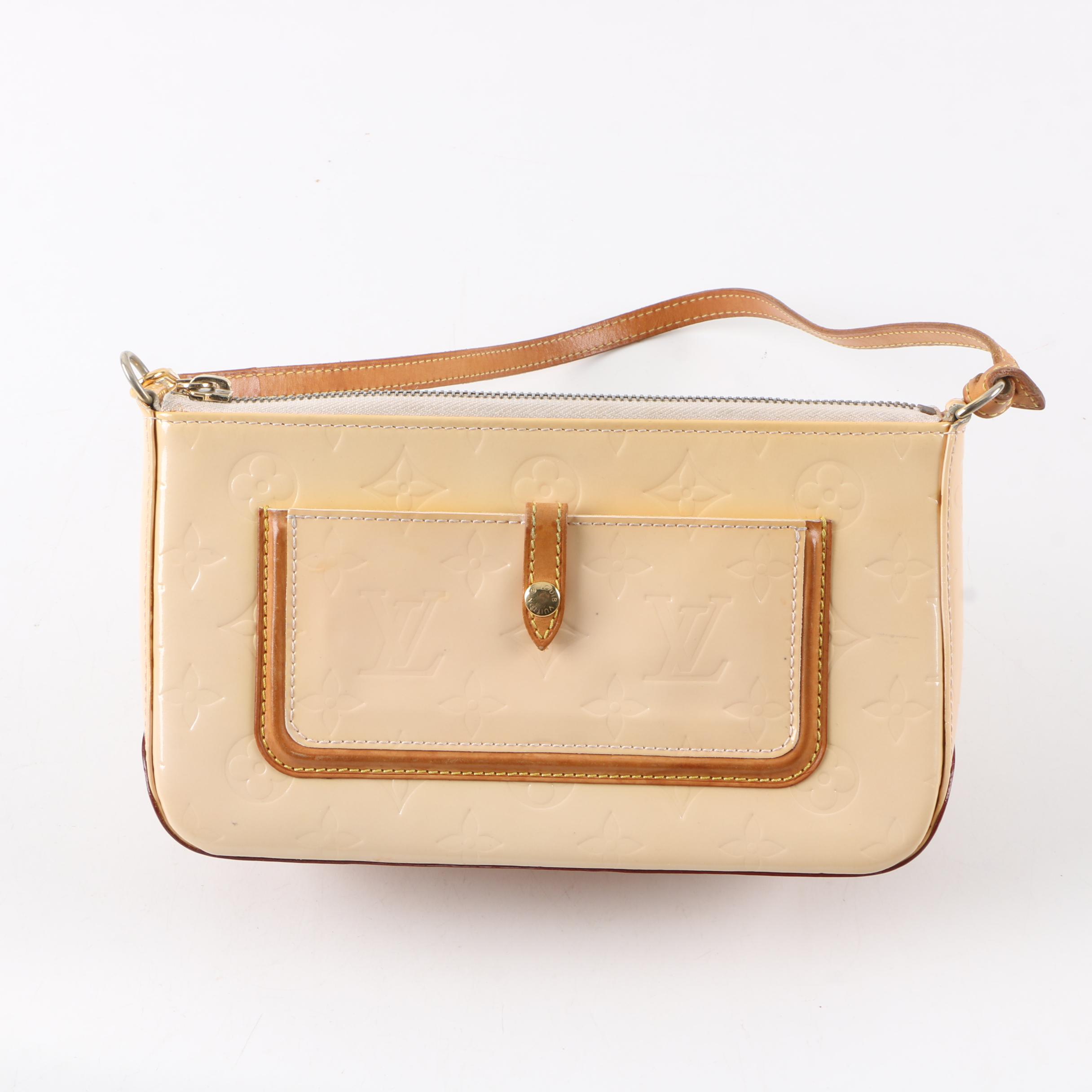 Louis Vuitton Mallory Square Vernis Pochette and Epi Leather Wallet