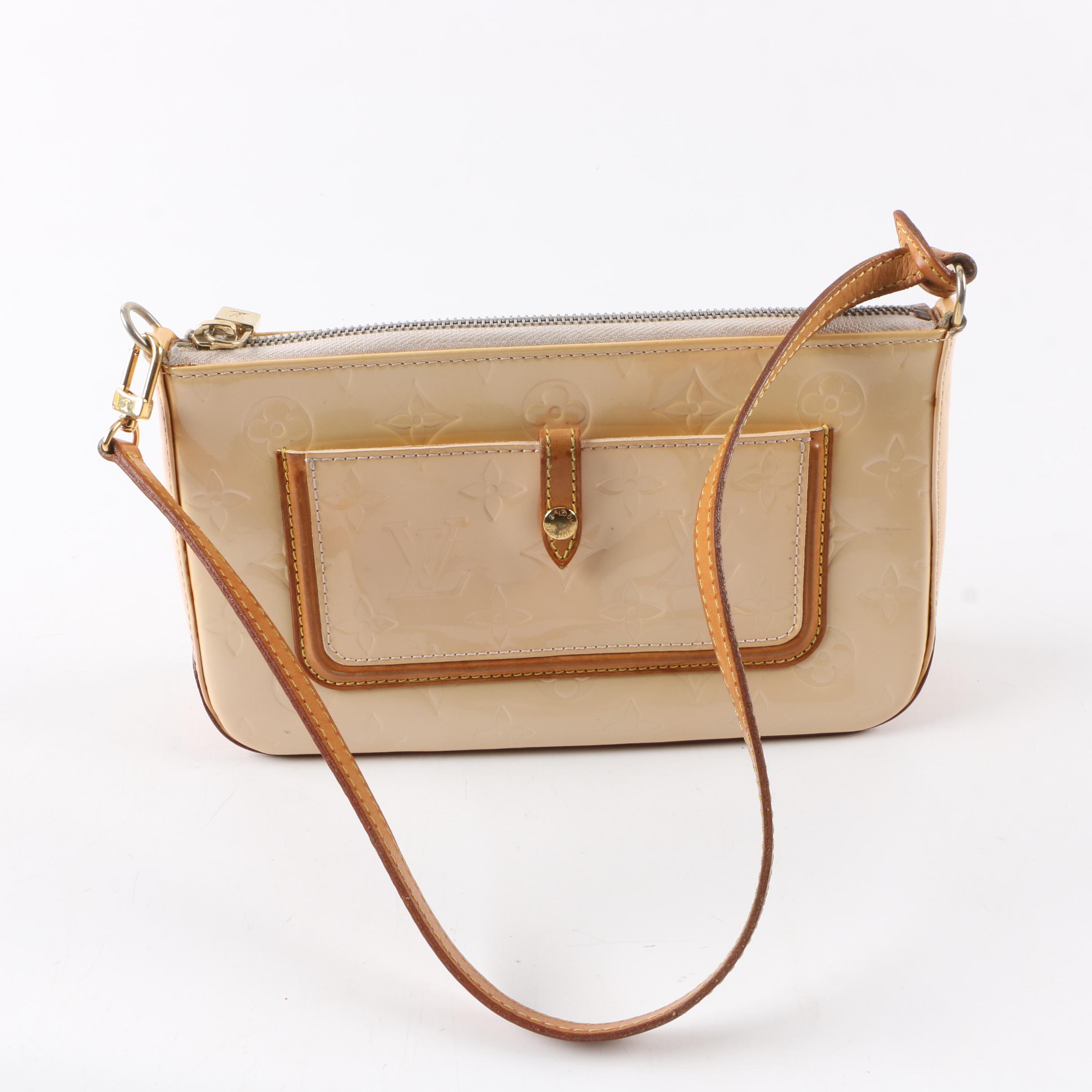 Louis Vuitton Mallory Square Vernis Pochette and Epi Leather Wallet