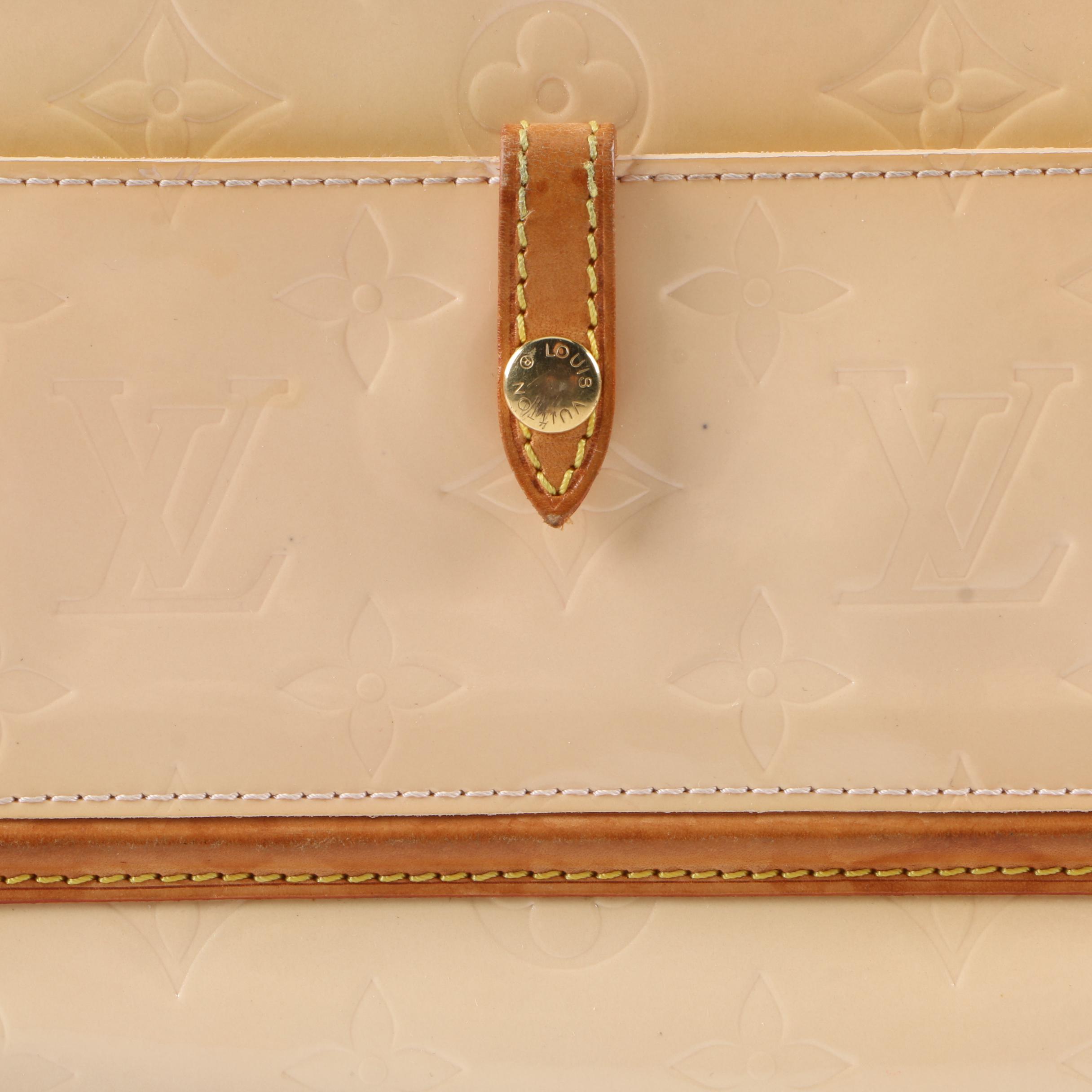 Louis Vuitton Mallory Square Vernis Pochette and Epi Leather Wallet