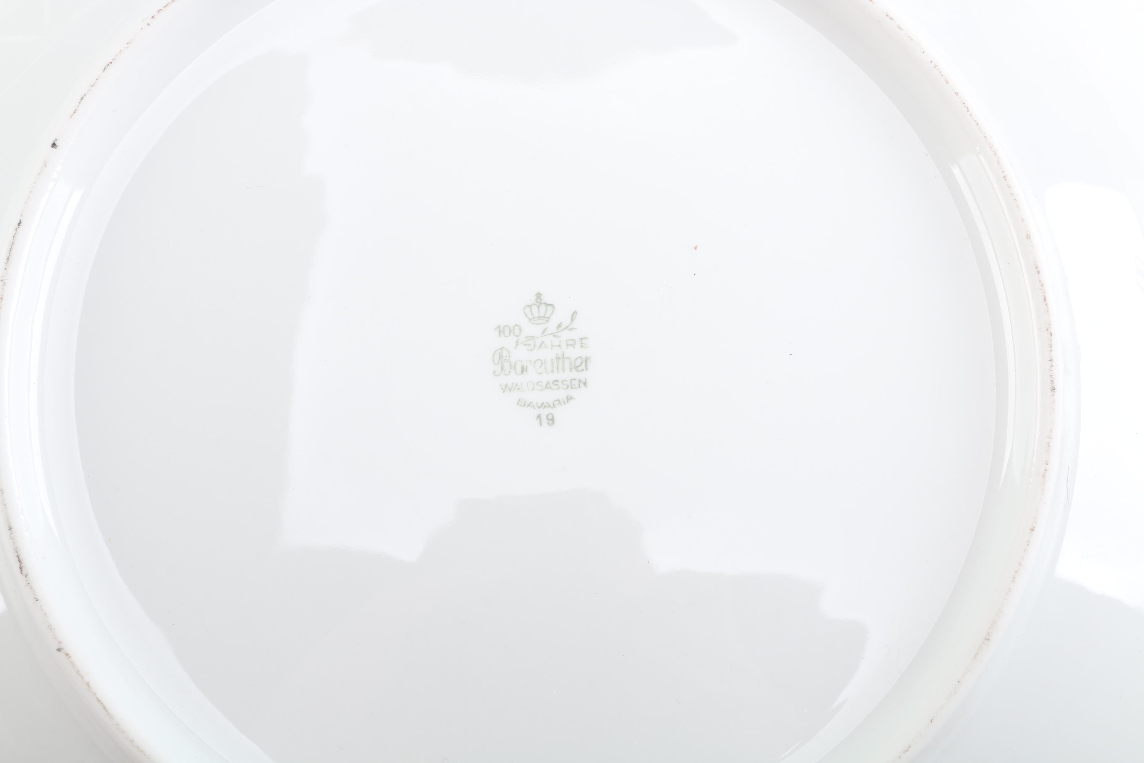 Vintage Bareuther & Co. Fruit Patterned Dinnerware c. 1959