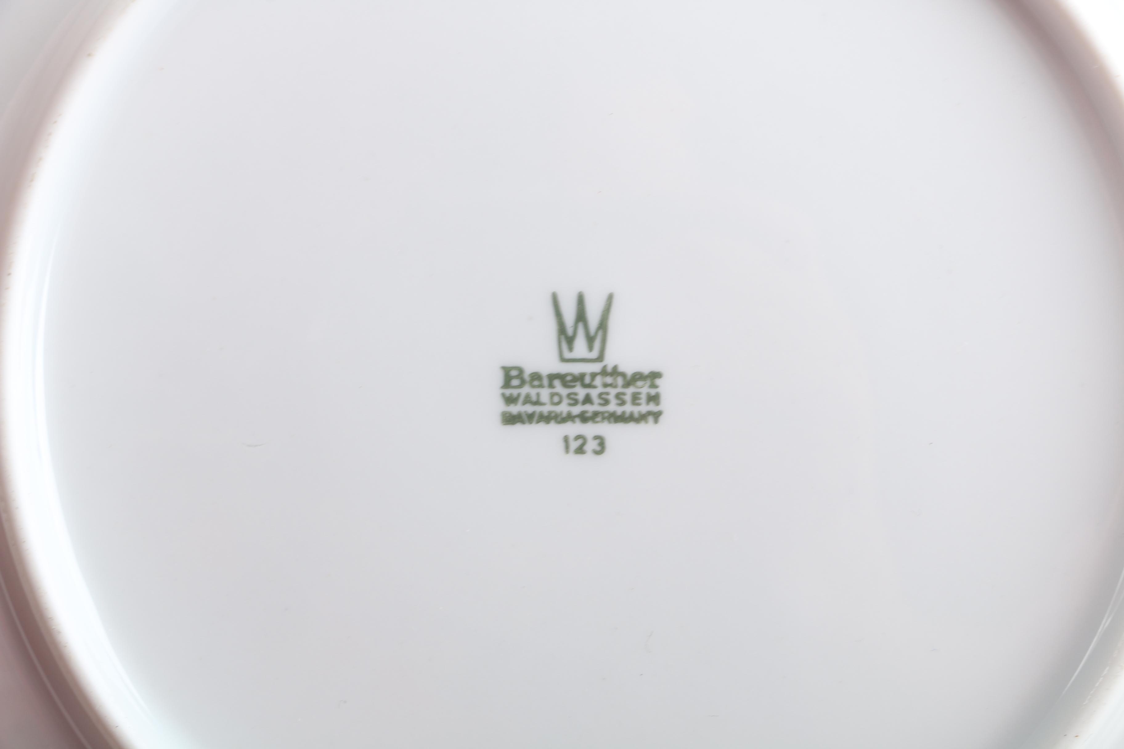 Vintage Bareuther & Co. Fruit Patterned Dinnerware c. 1959