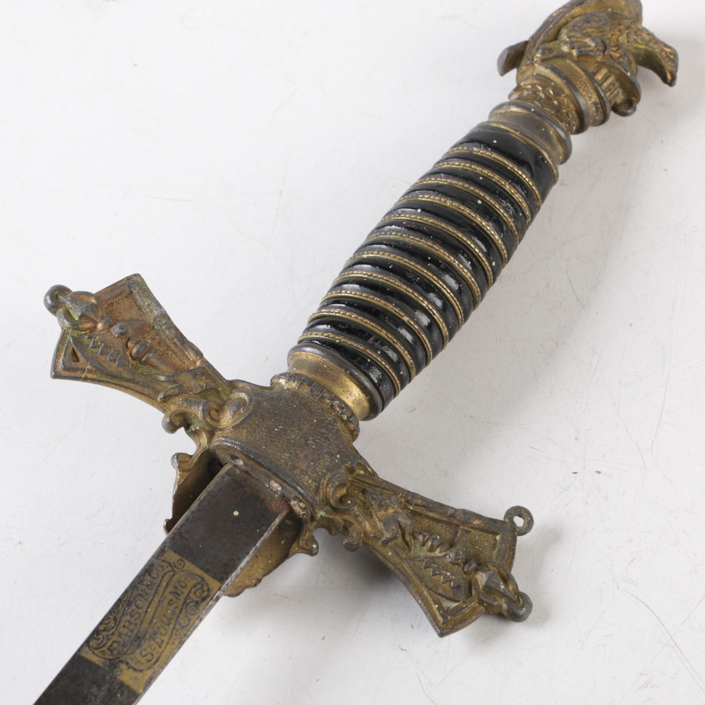 Antique Parsons & Co. Knights of Columbus Sword