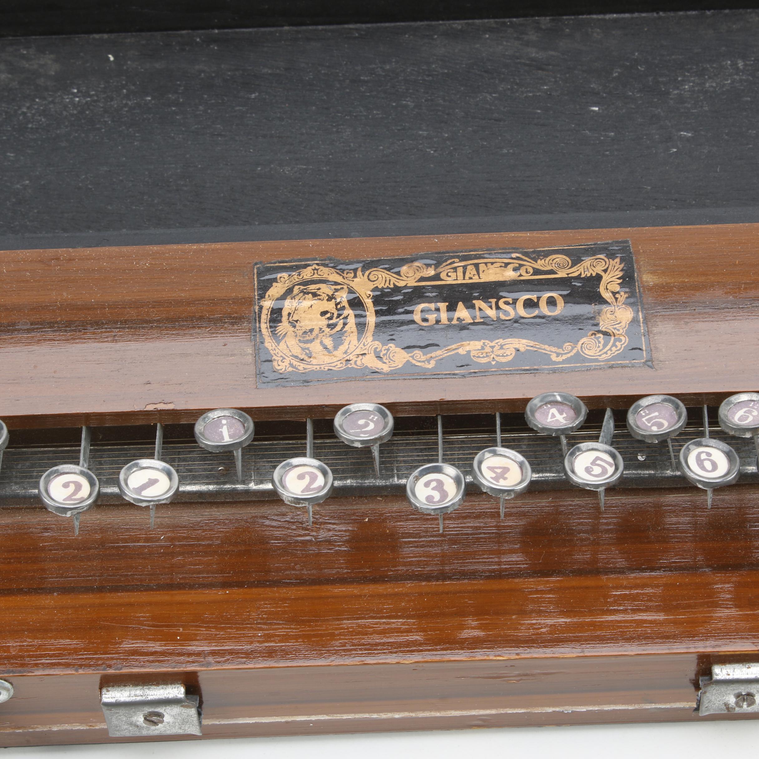 Vintage Giansco Bulbul Tarang Zither