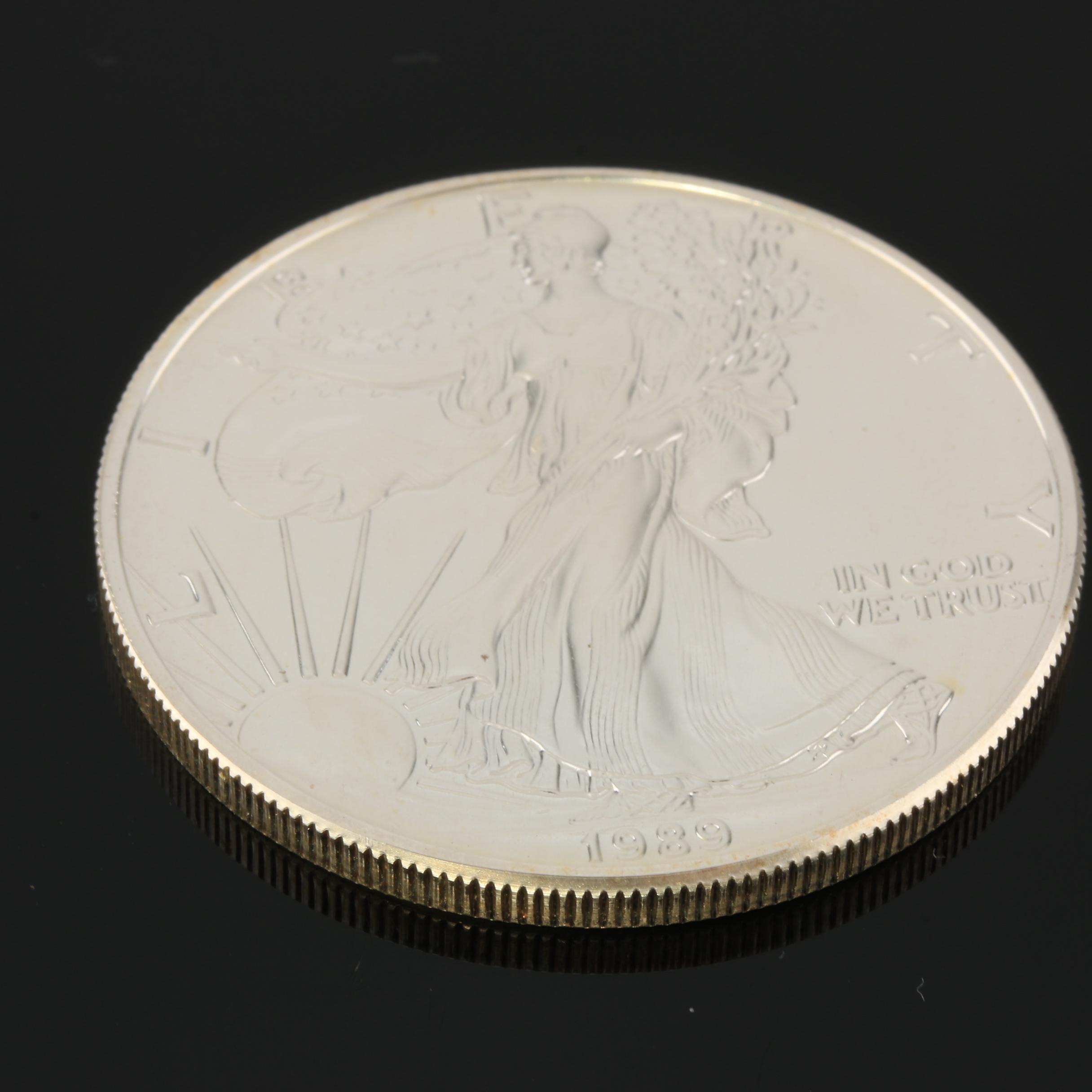 1989 One Dollar U.S. Silver Eagle