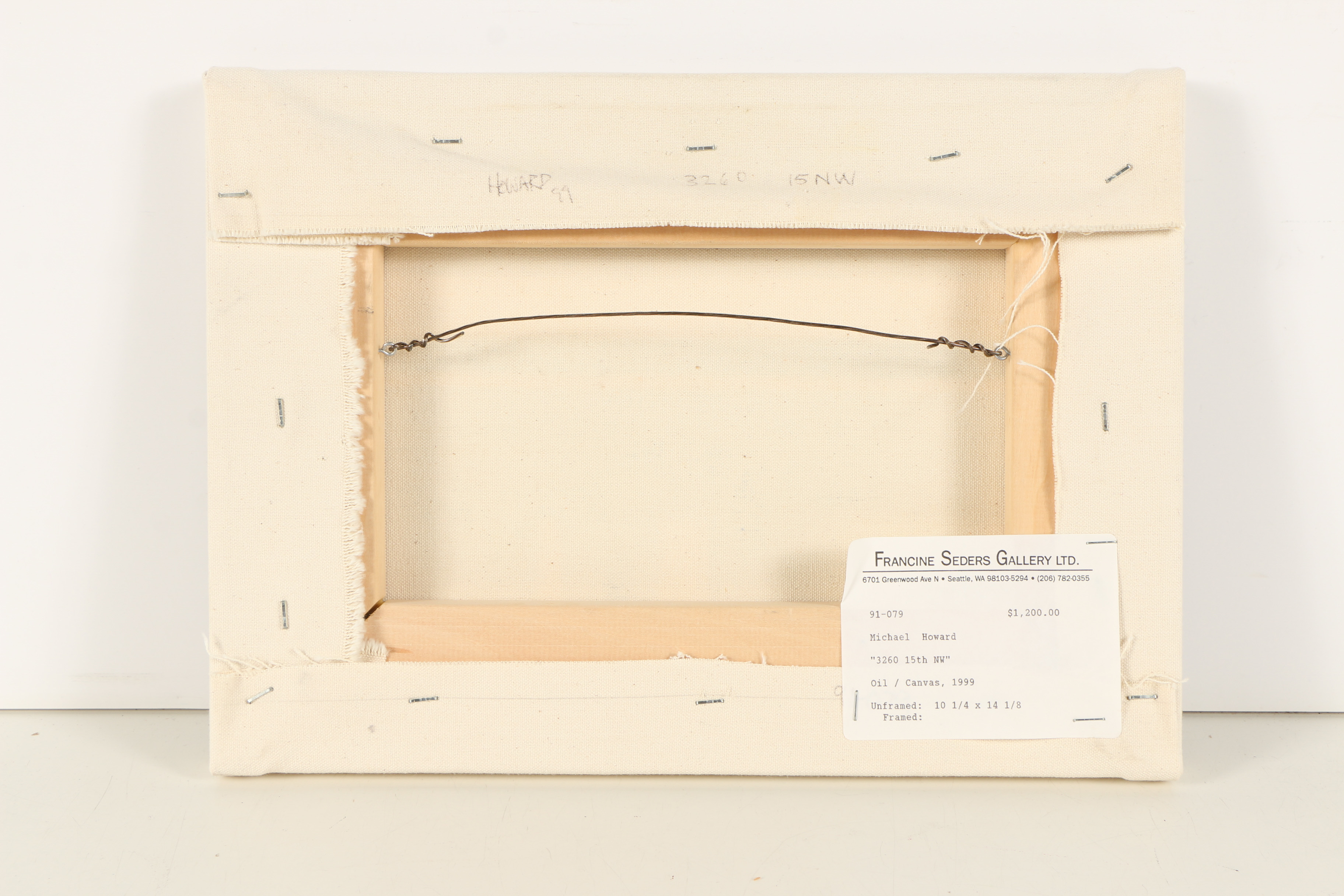 Michael Howard Oil Painting "3260 15th NW"