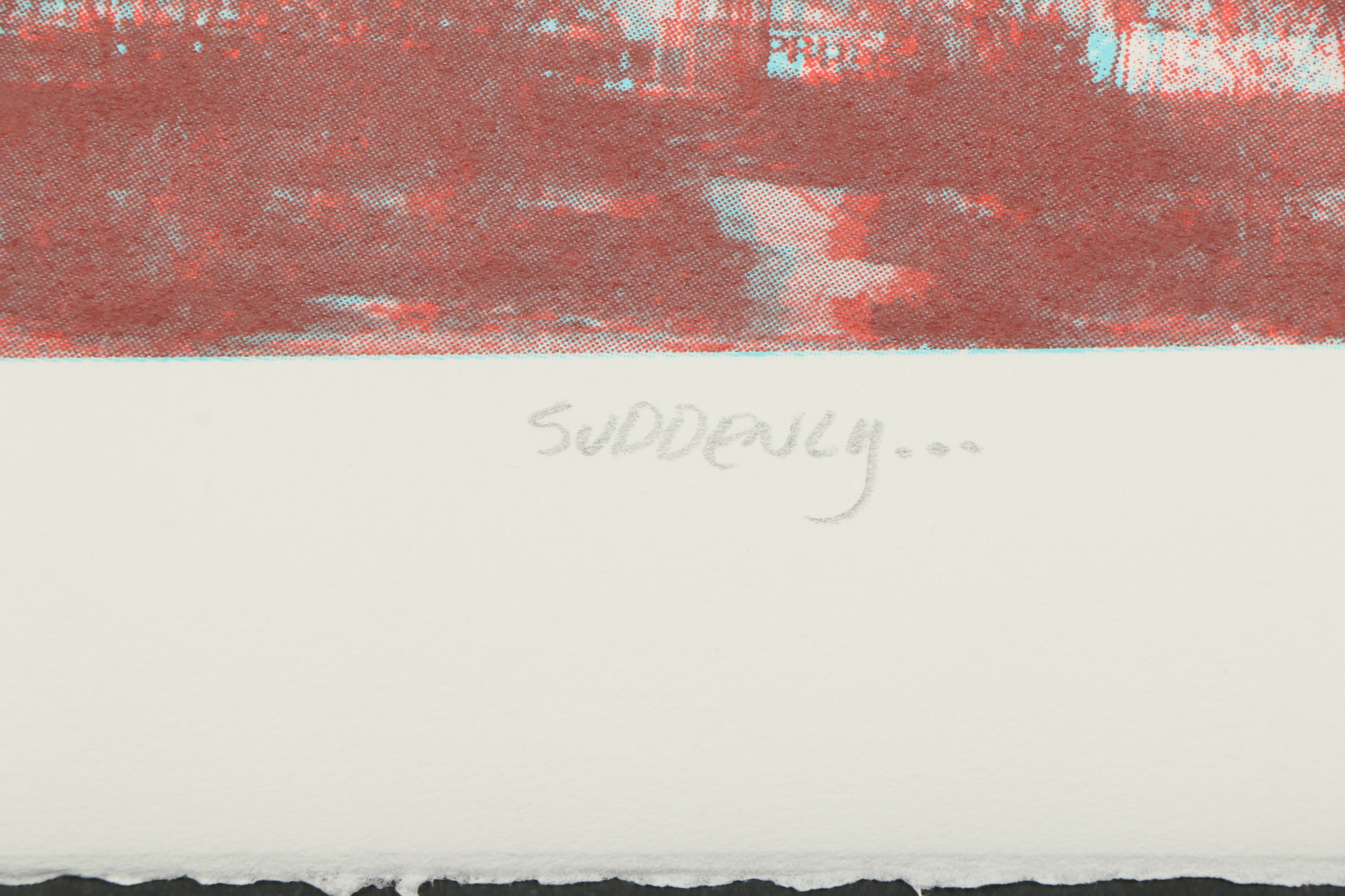 Brian Stuparyk Serigraph "Suddenly..."