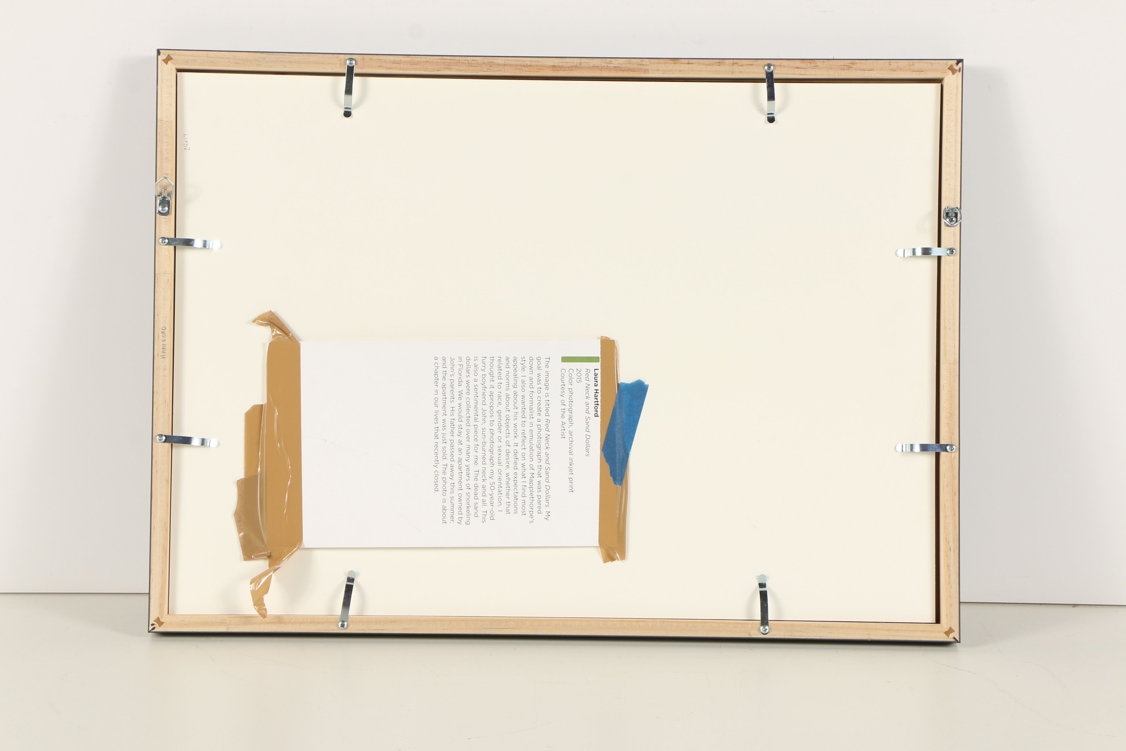 Laura Hartford Digital Photograph "Red Neck and Sand Dollars"