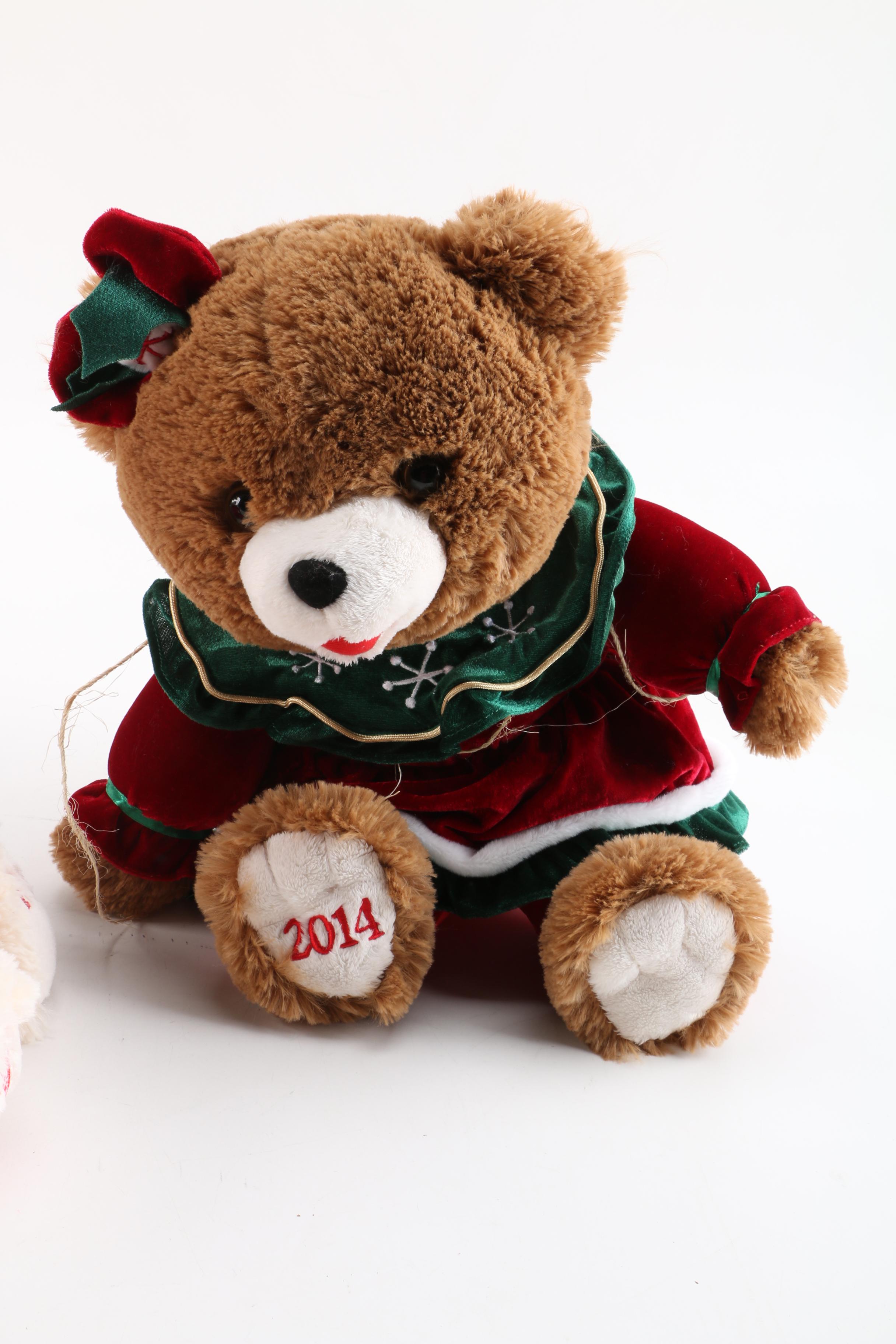 DanDee Annual "Snowflake Teddy" Bears