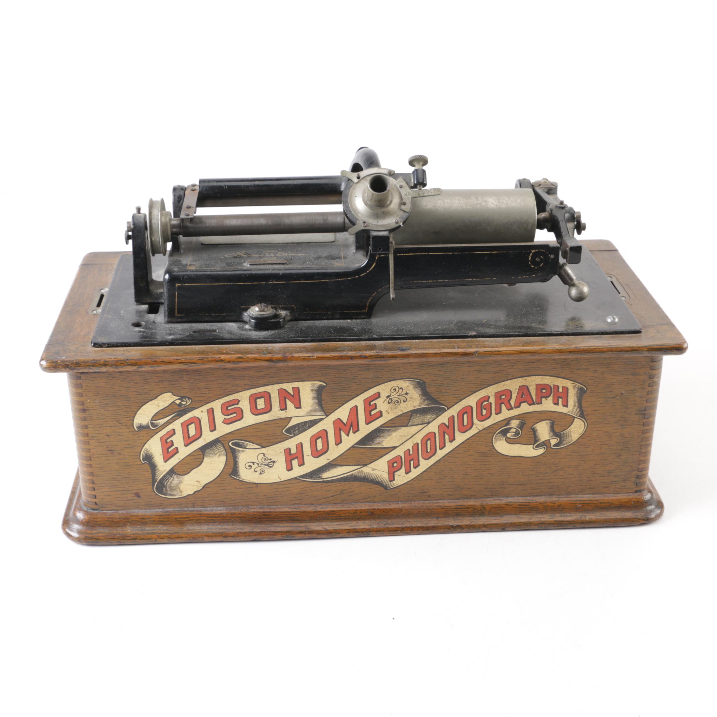 Antique Edison Home Phonograph