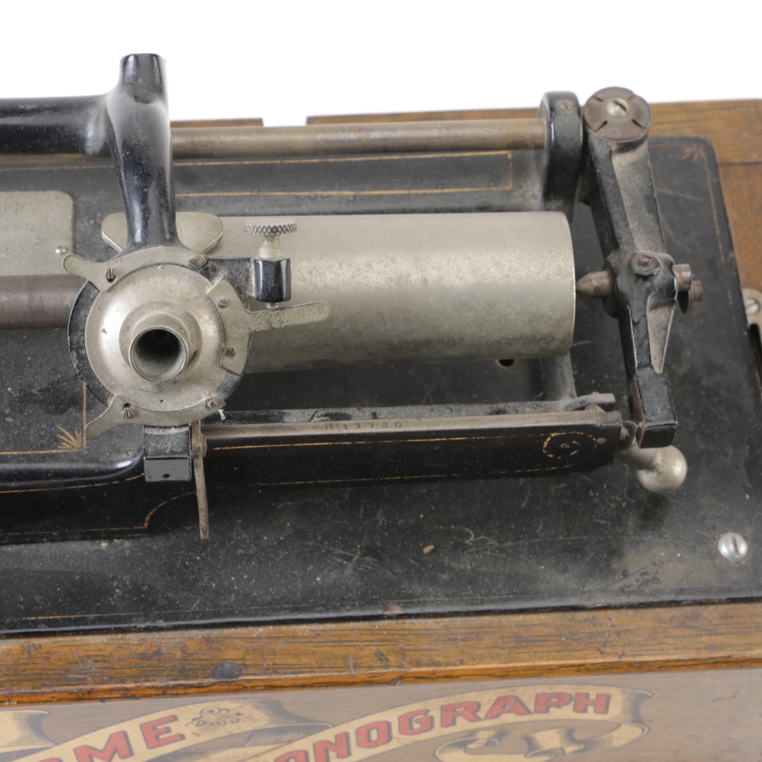 Antique Edison Home Phonograph