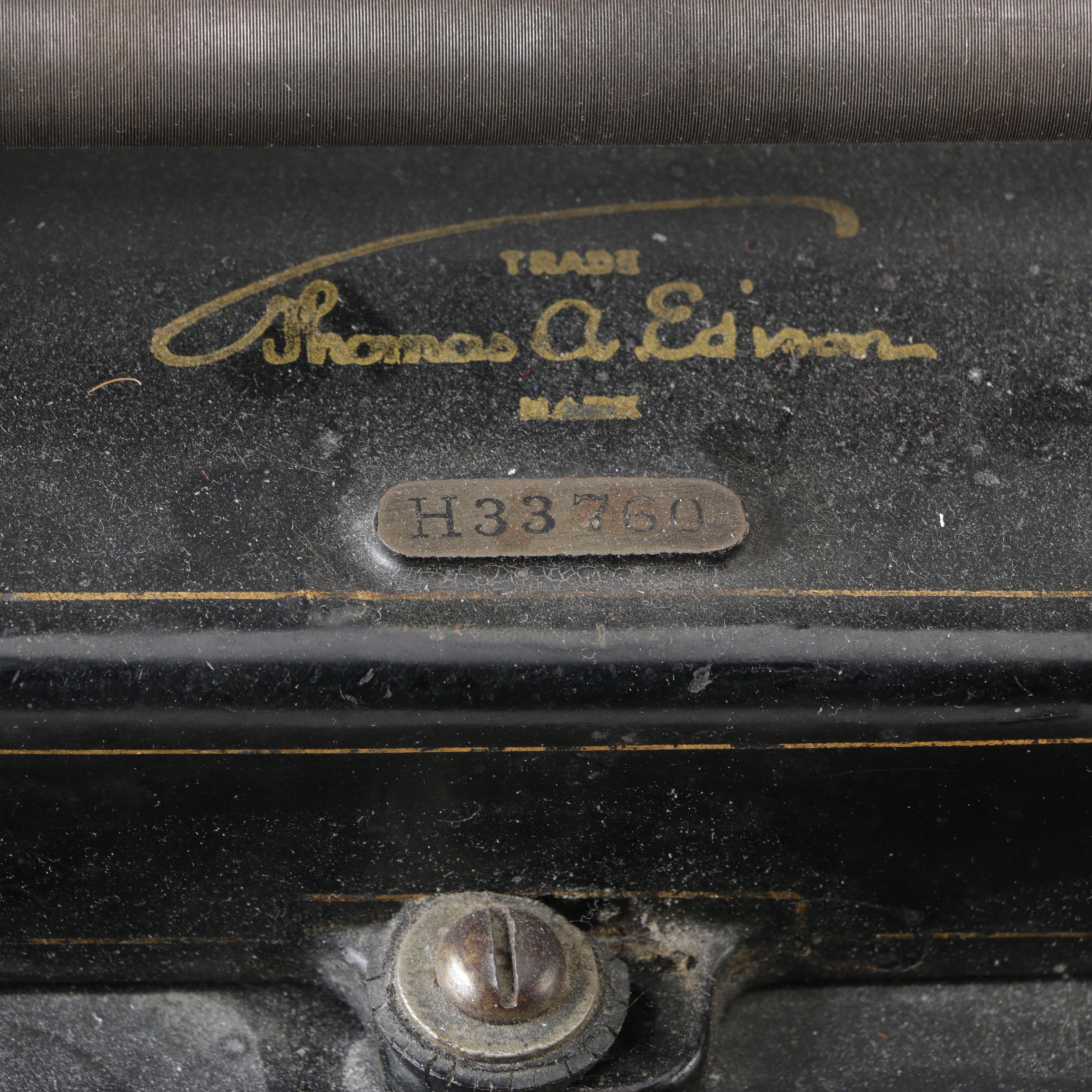 Antique Edison Home Phonograph