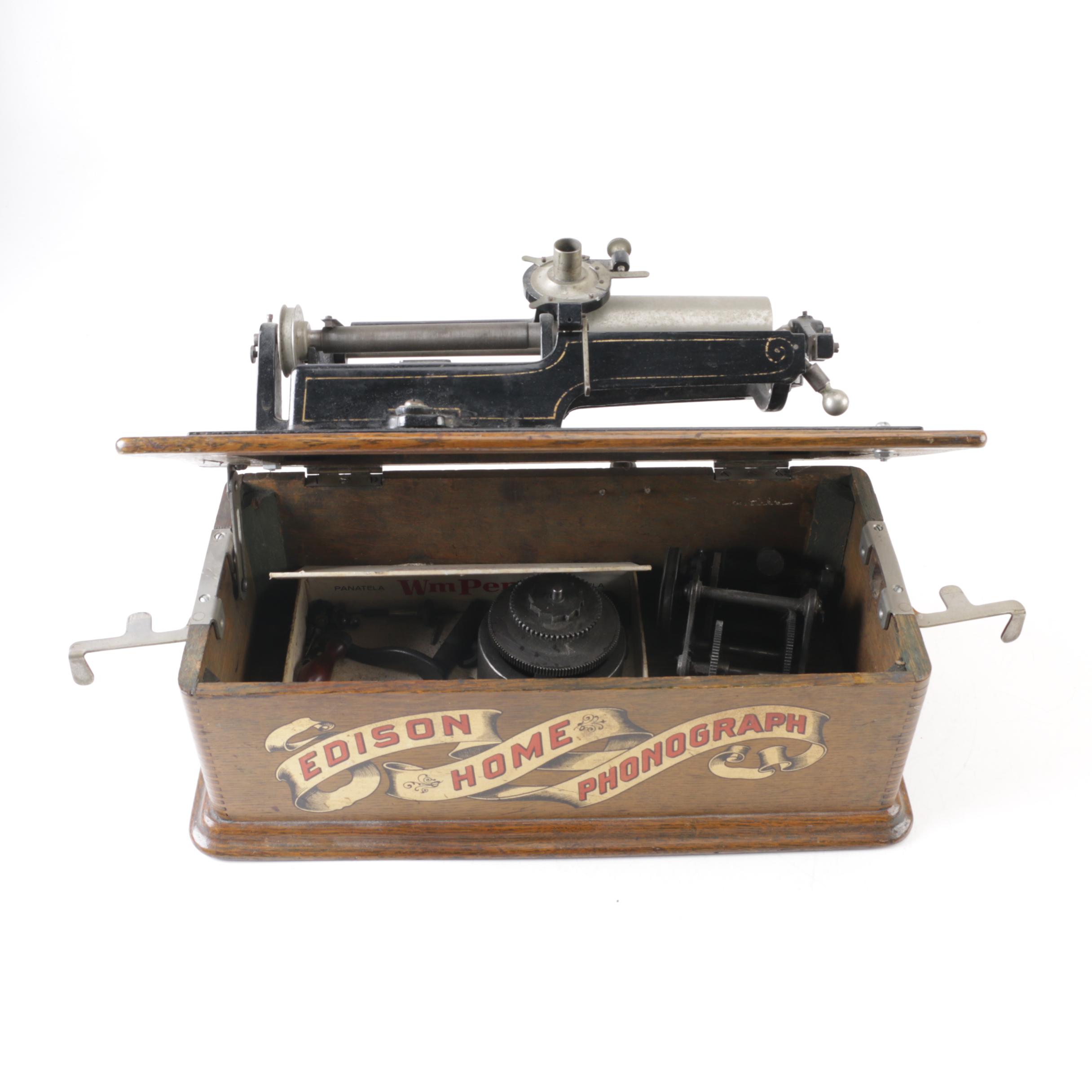Antique Edison Home Phonograph