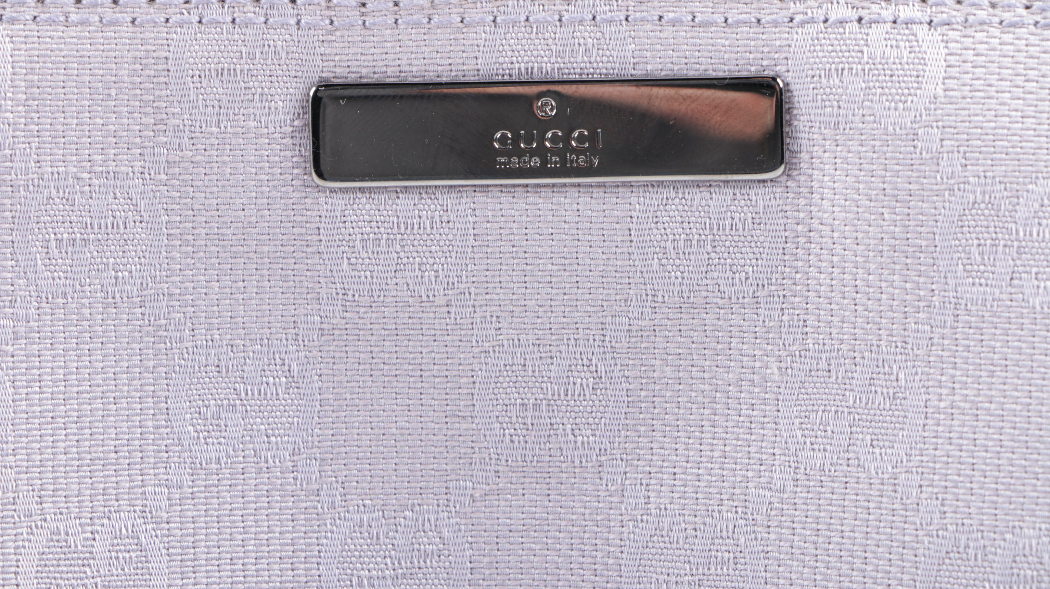 Gucci Lilac GG Canvas Pochette