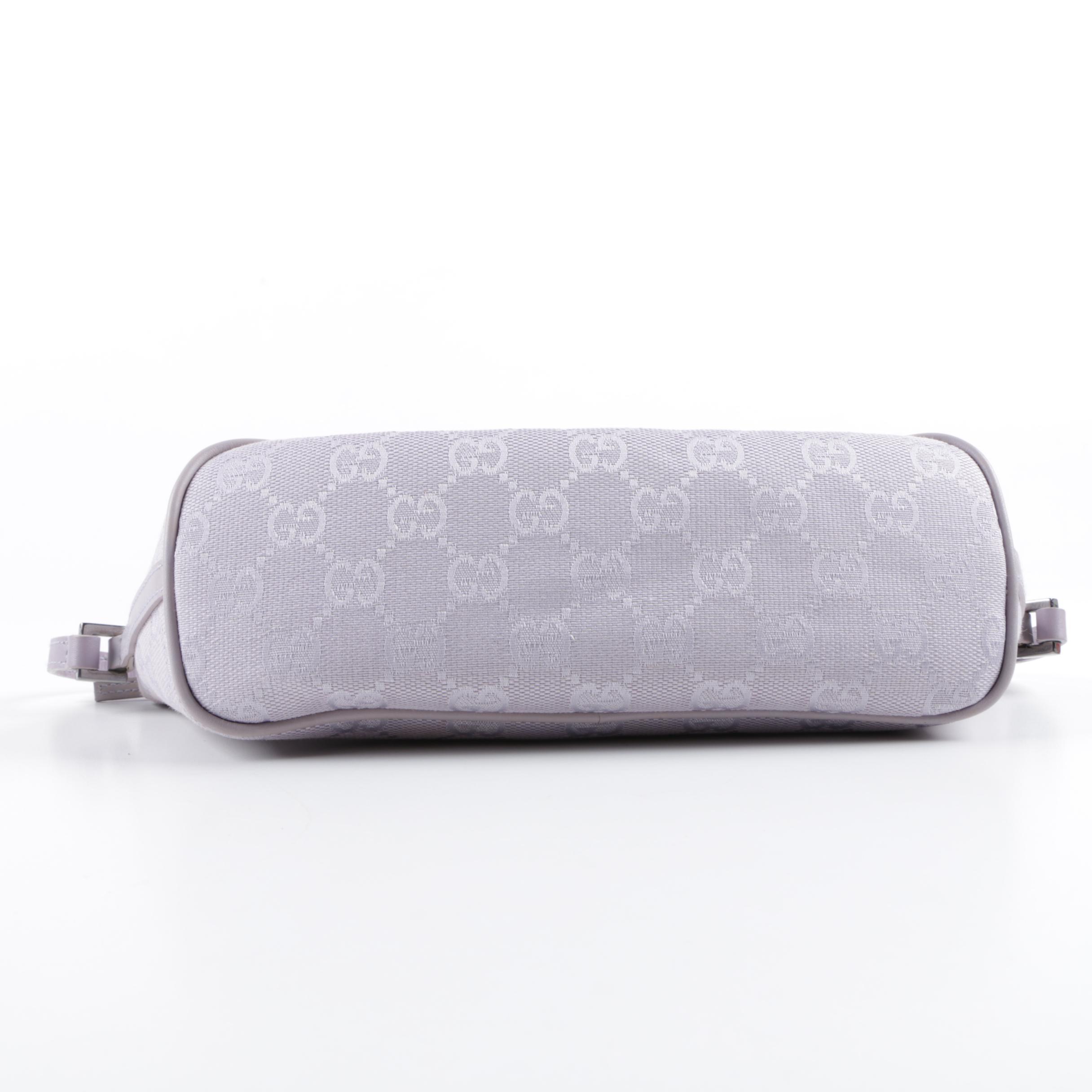 Gucci Lilac GG Canvas Pochette
