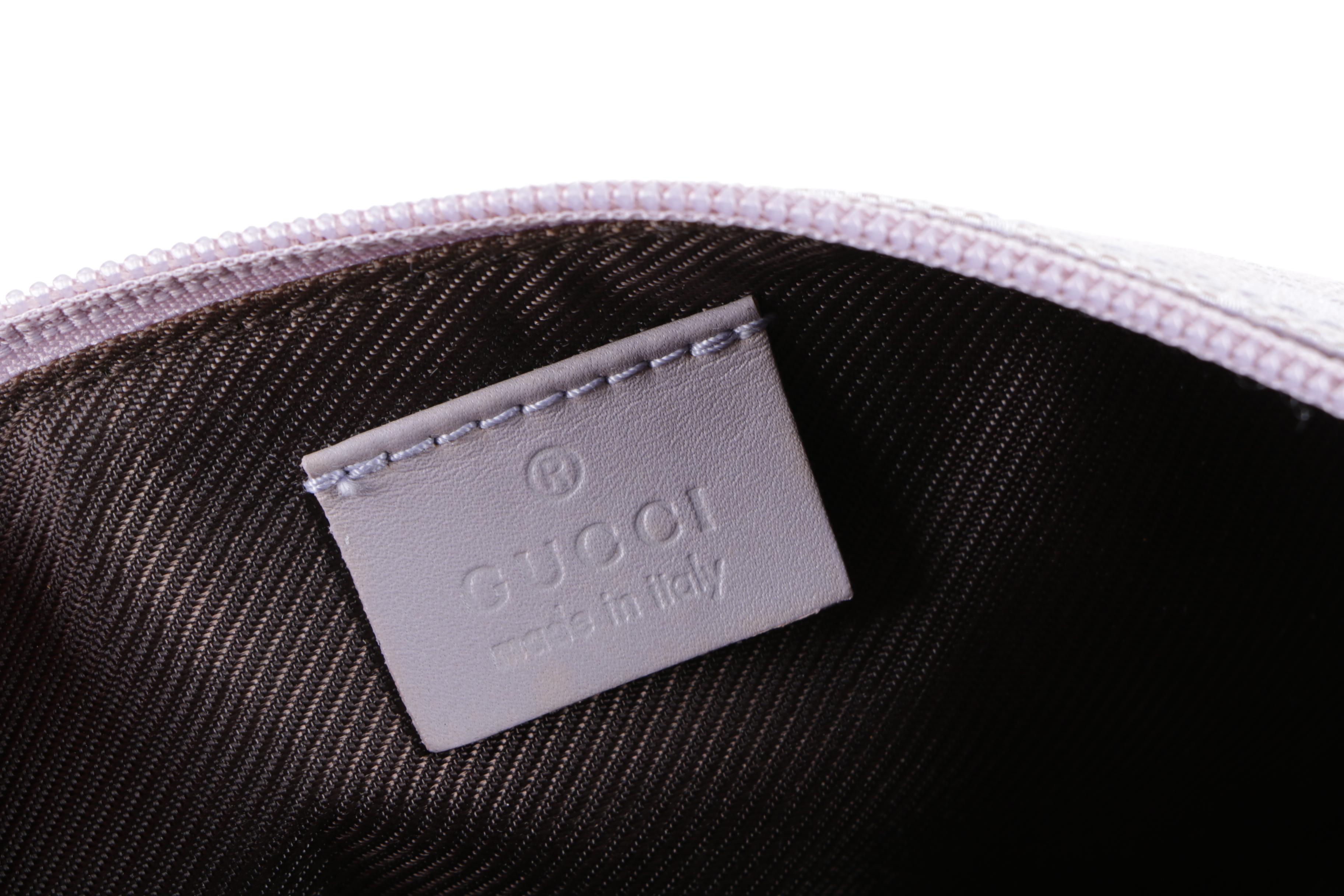 Gucci Lilac GG Canvas Pochette