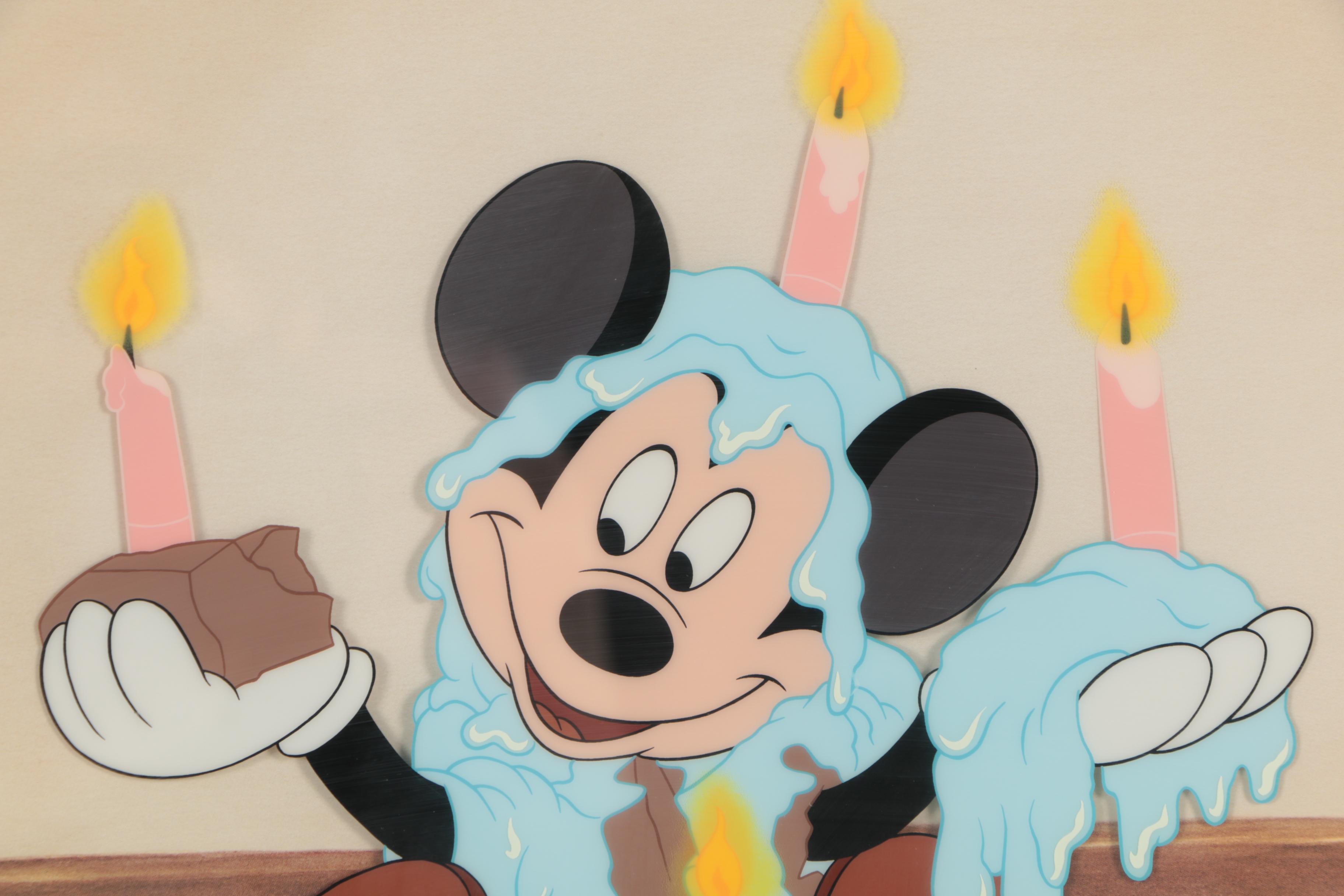 Walt Disney Company Limited Edition Animation Cel "Happy Birthday!"