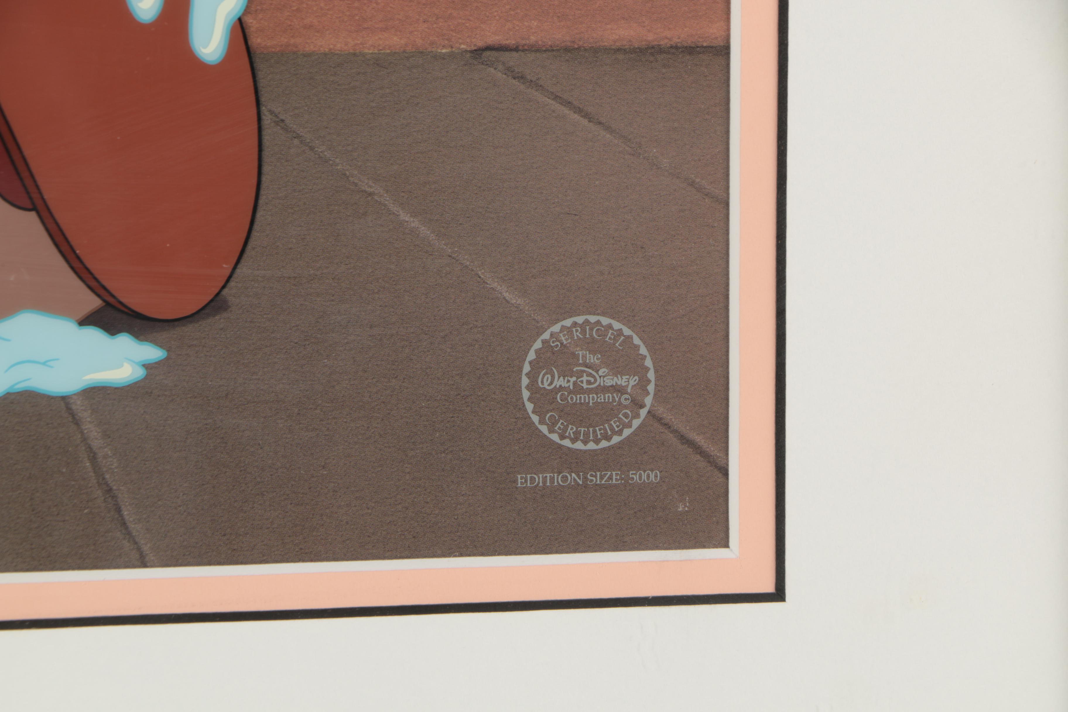 Walt Disney Company Limited Edition Animation Cel "Happy Birthday!"