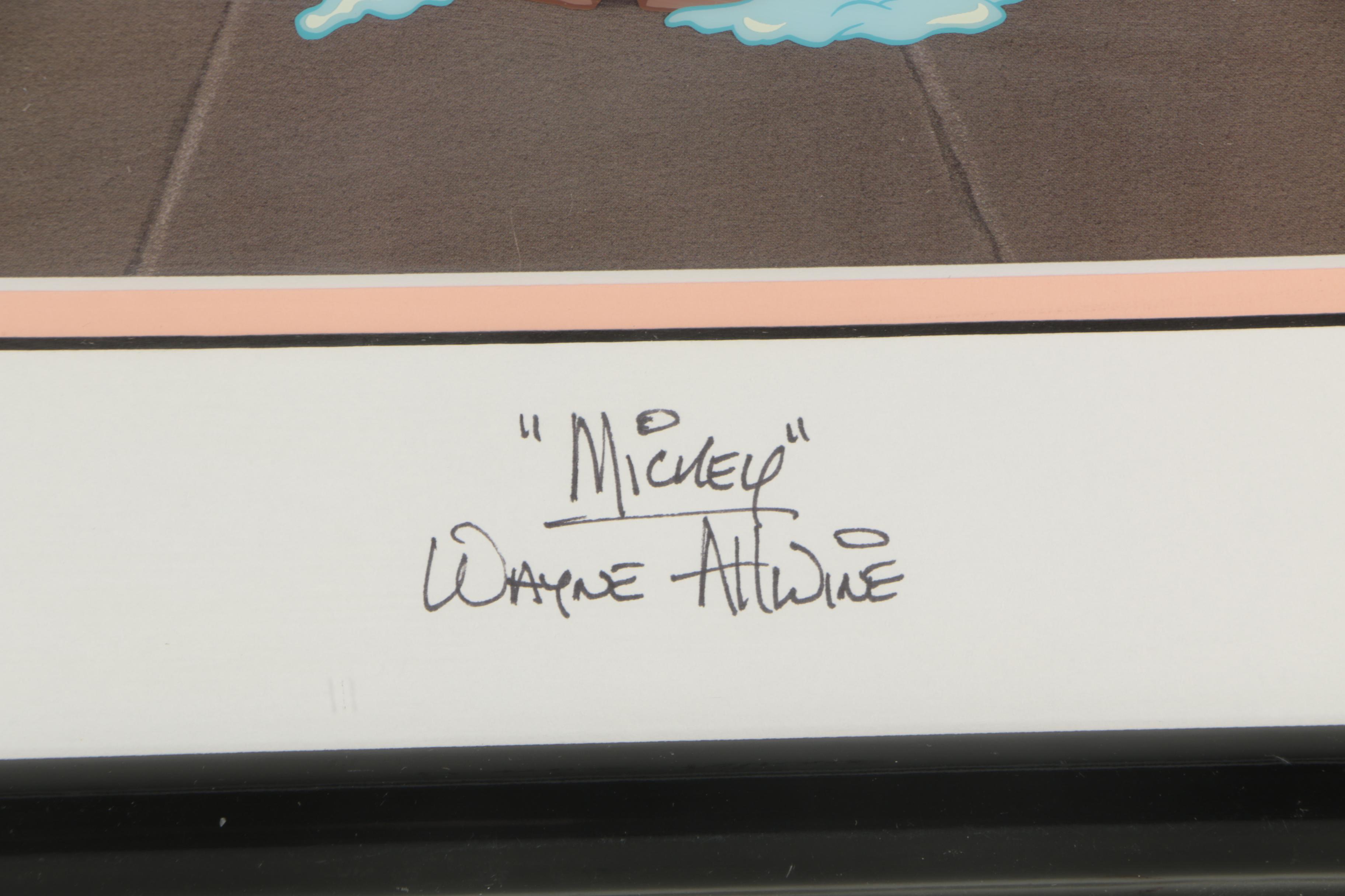 Walt Disney Company Limited Edition Animation Cel "Happy Birthday!"