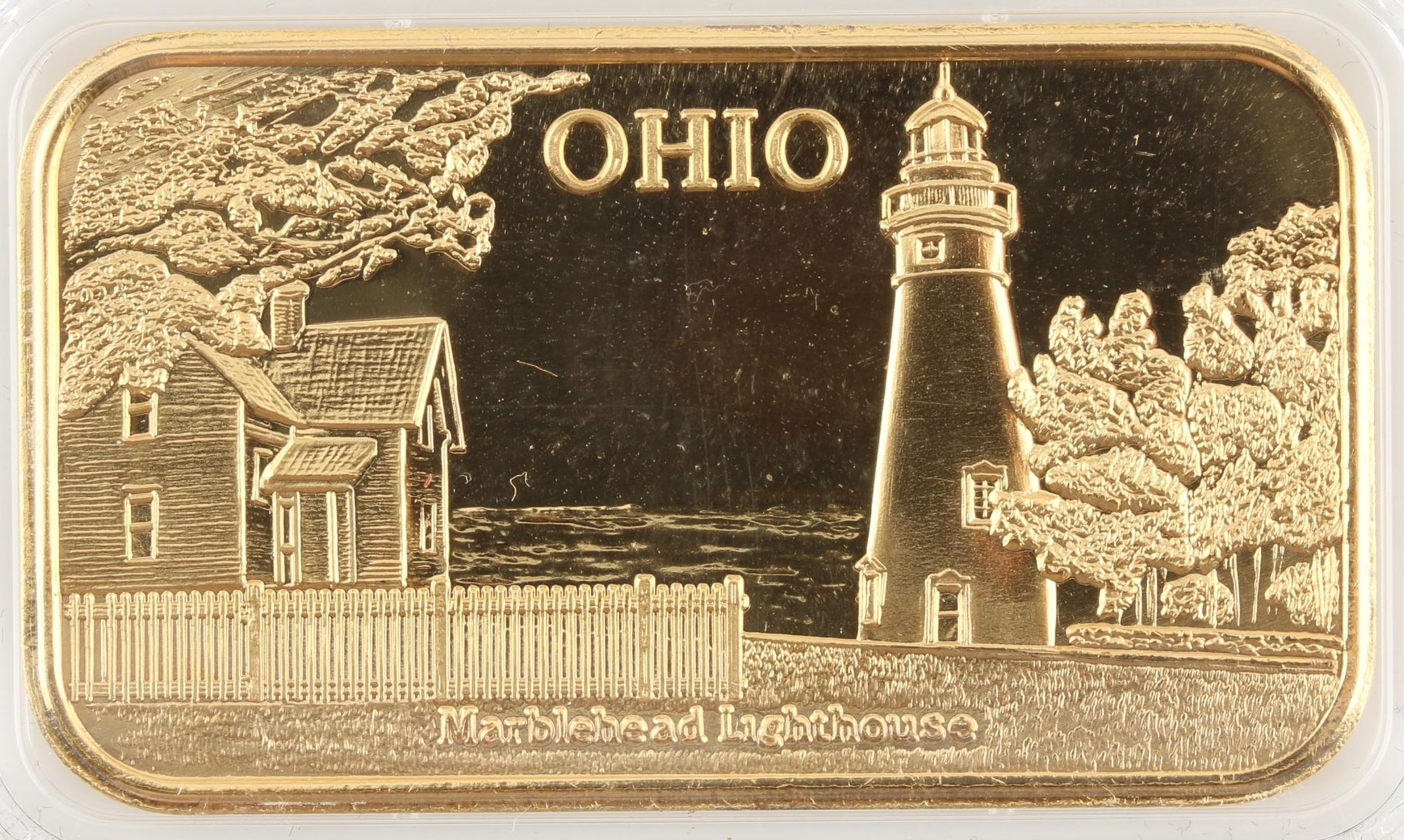 "America's Fifty States Gold-Plated Ingots" Set