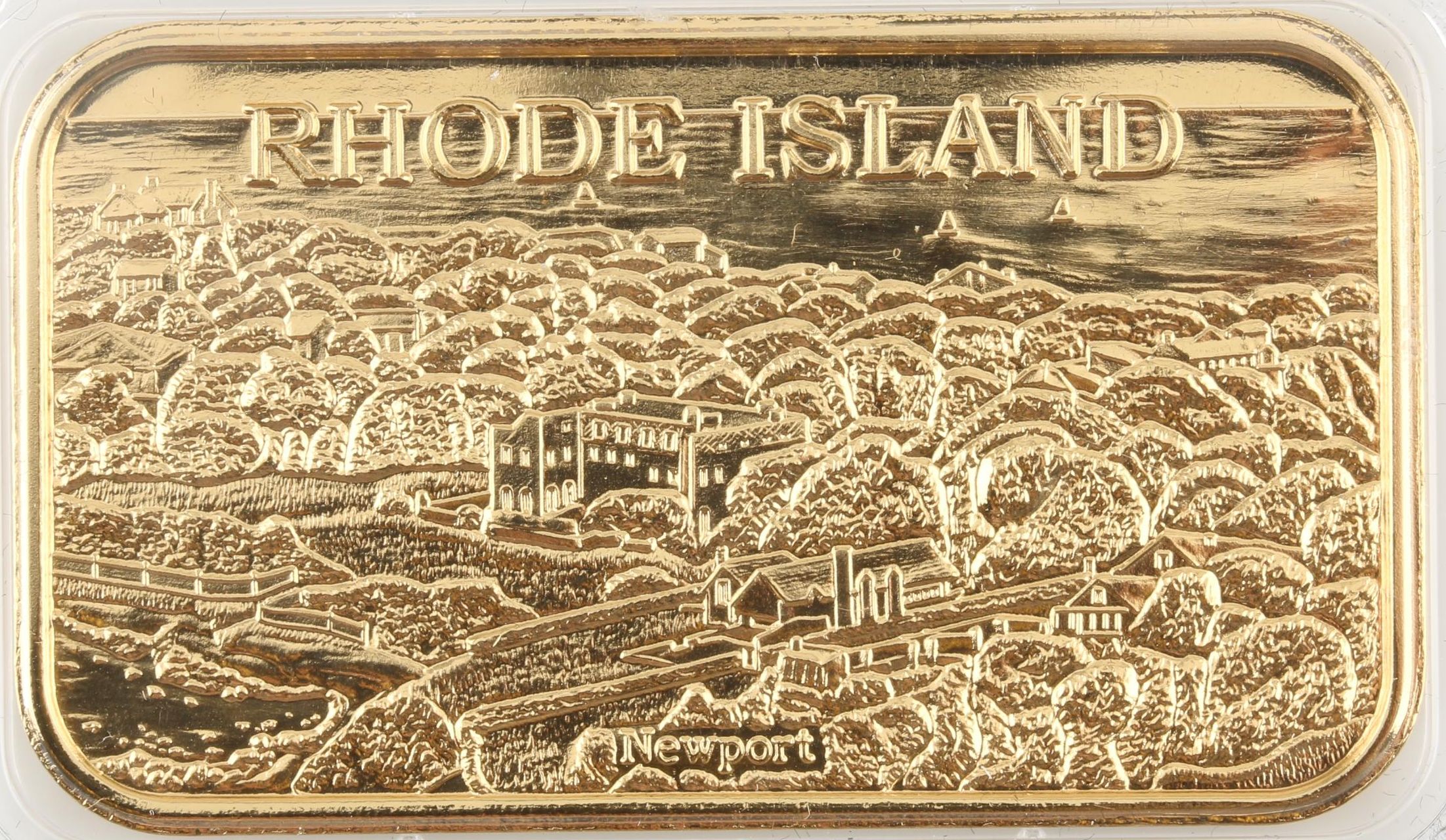 "America's Fifty States Gold-Plated Ingots" Set