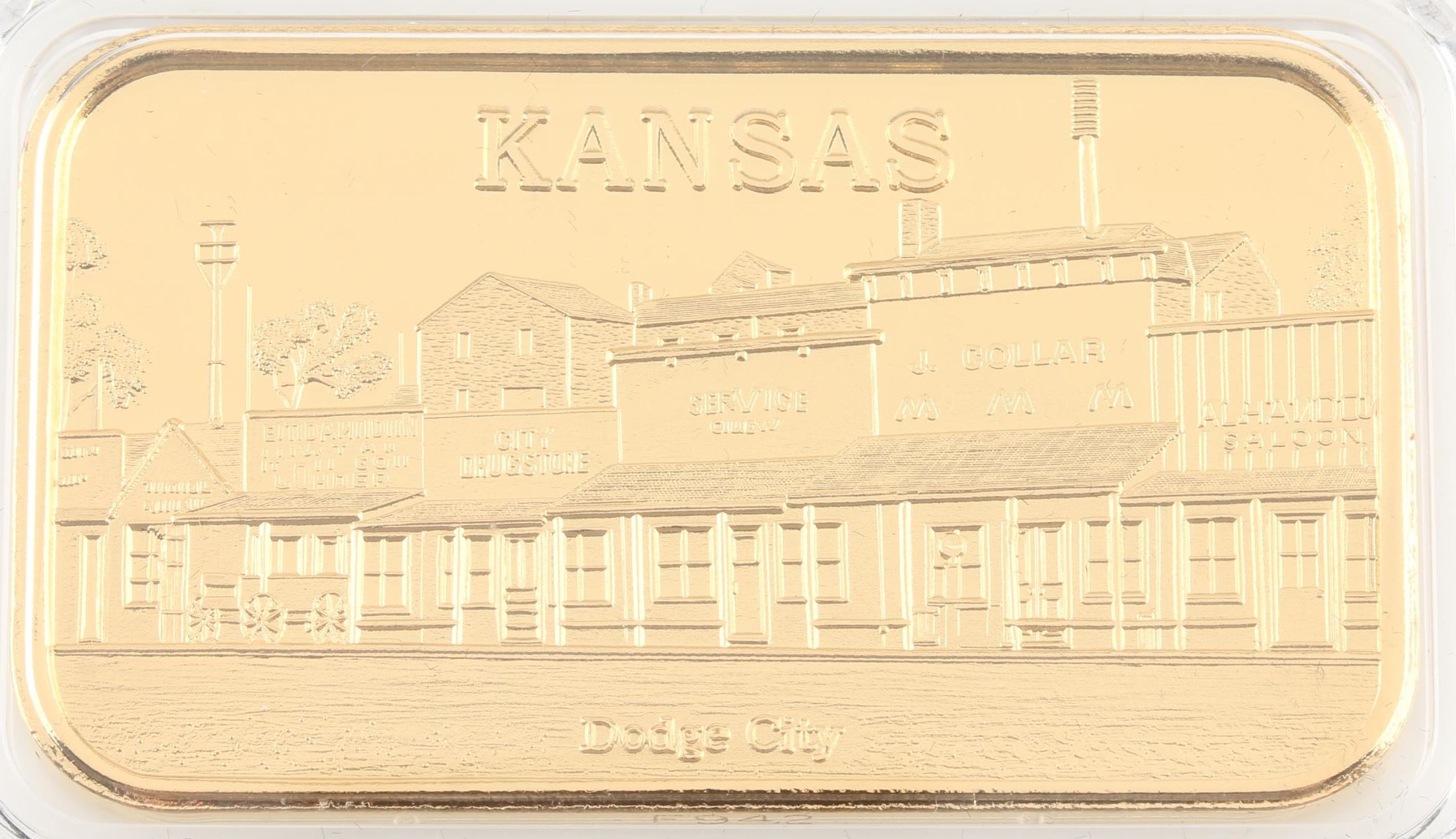 "America's Fifty States Gold-Plated Ingots" Set