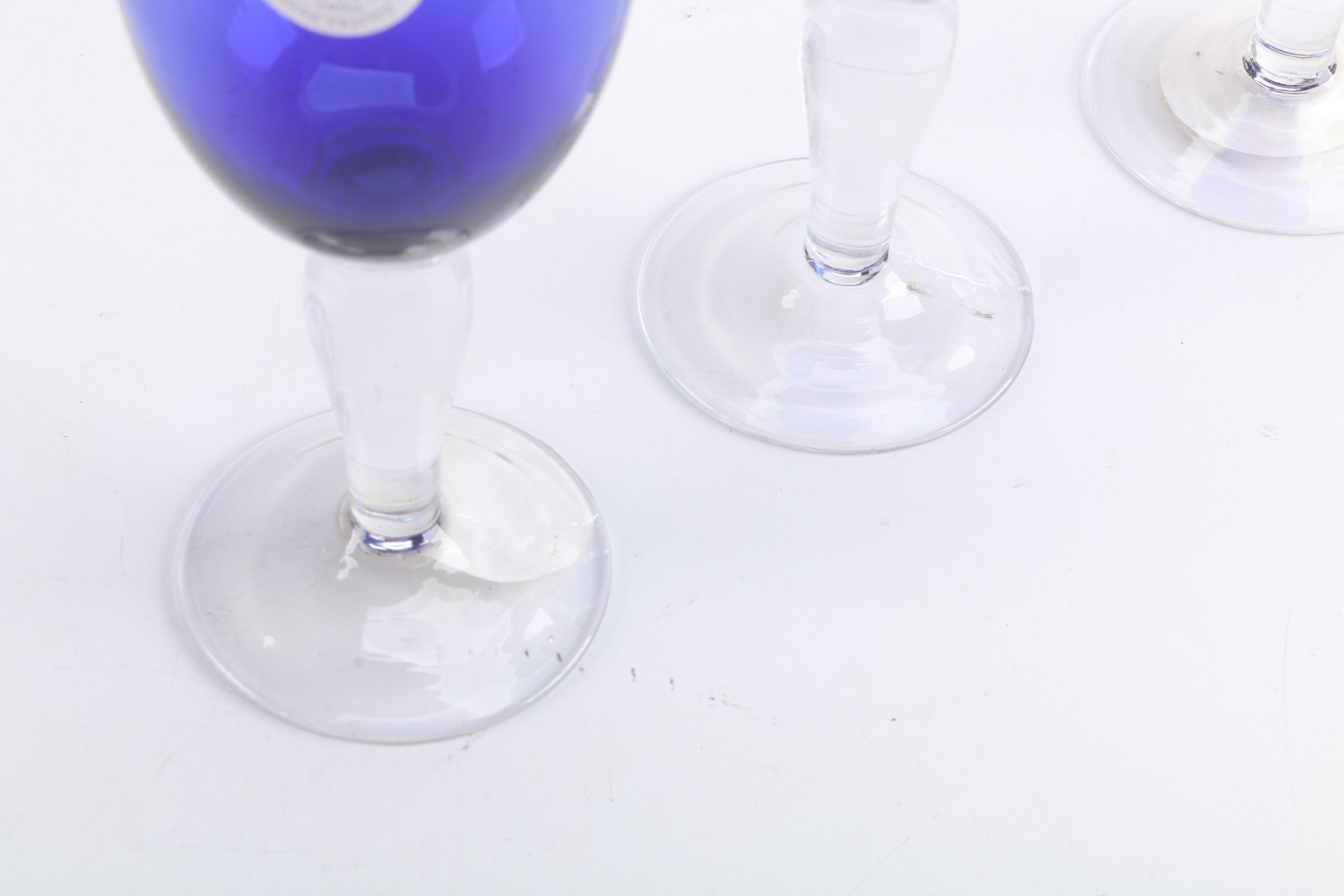 Gibson "Colonial Cobalt" Goblets