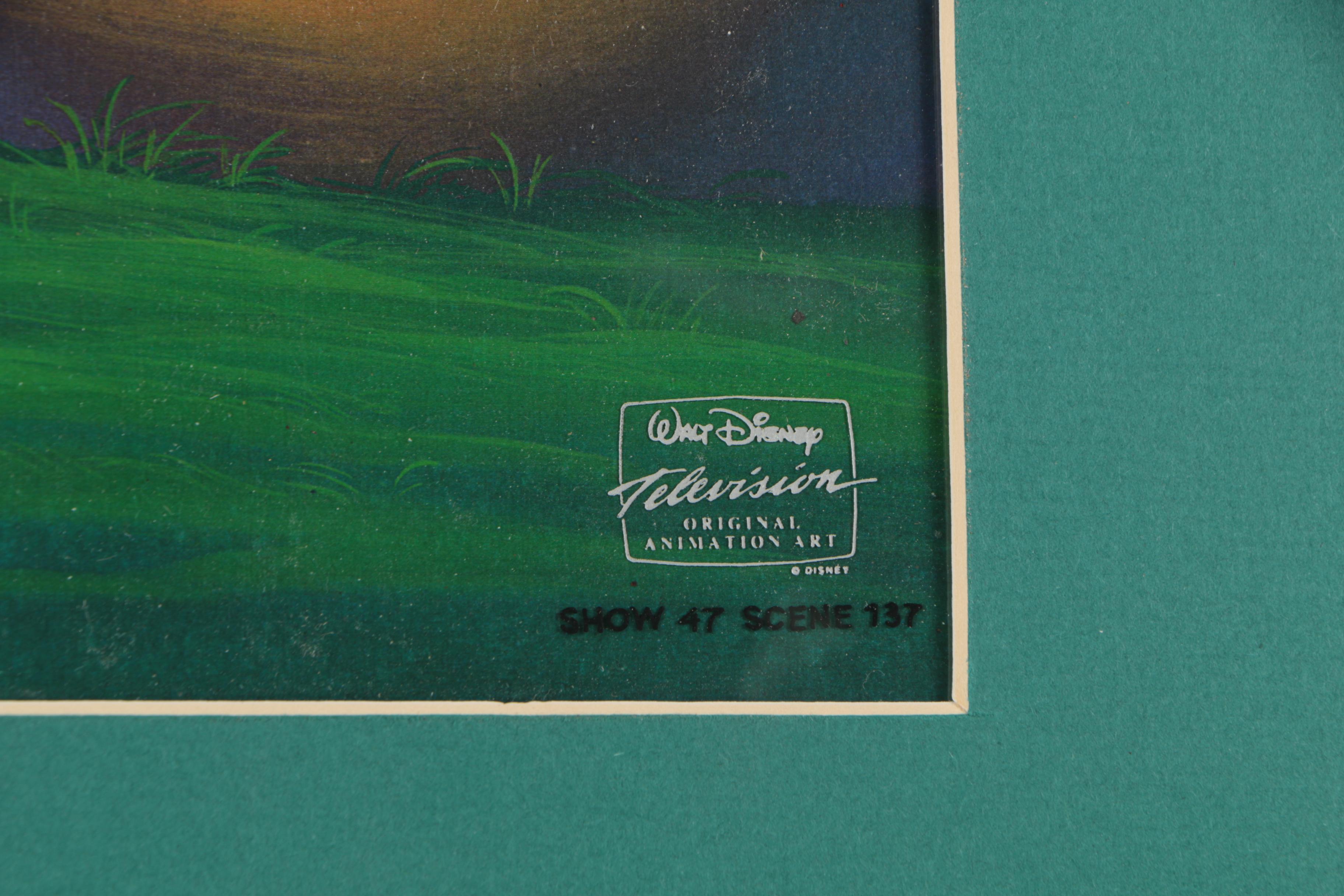 Production Cel of Rafiki from "The Lion King's Timon and Pumbaa"