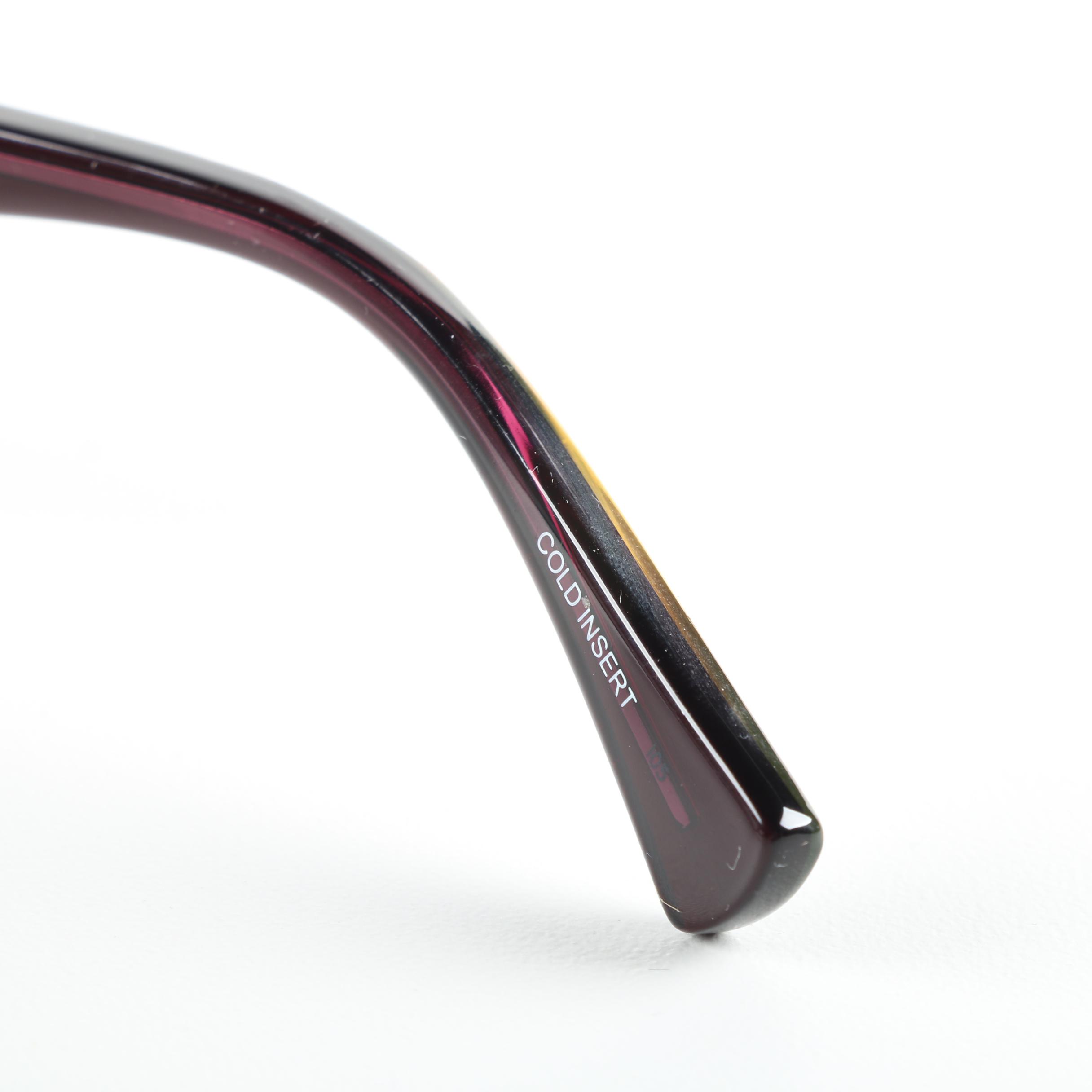 Women's Coach Purple Rhinestone Embellished Sunglasses