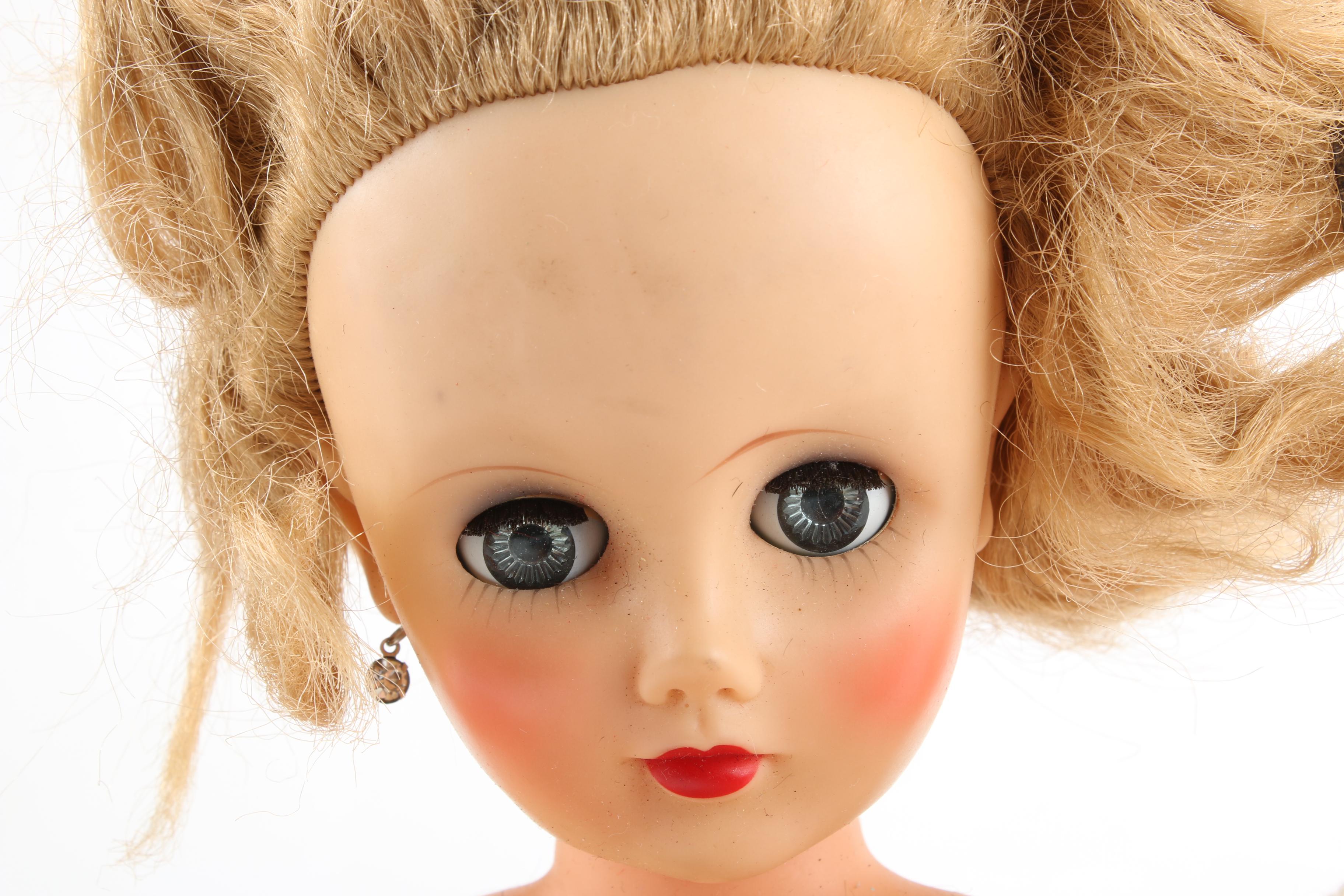 1960s Ideal "Mitzi" Doll with Vintage Baby Dolls