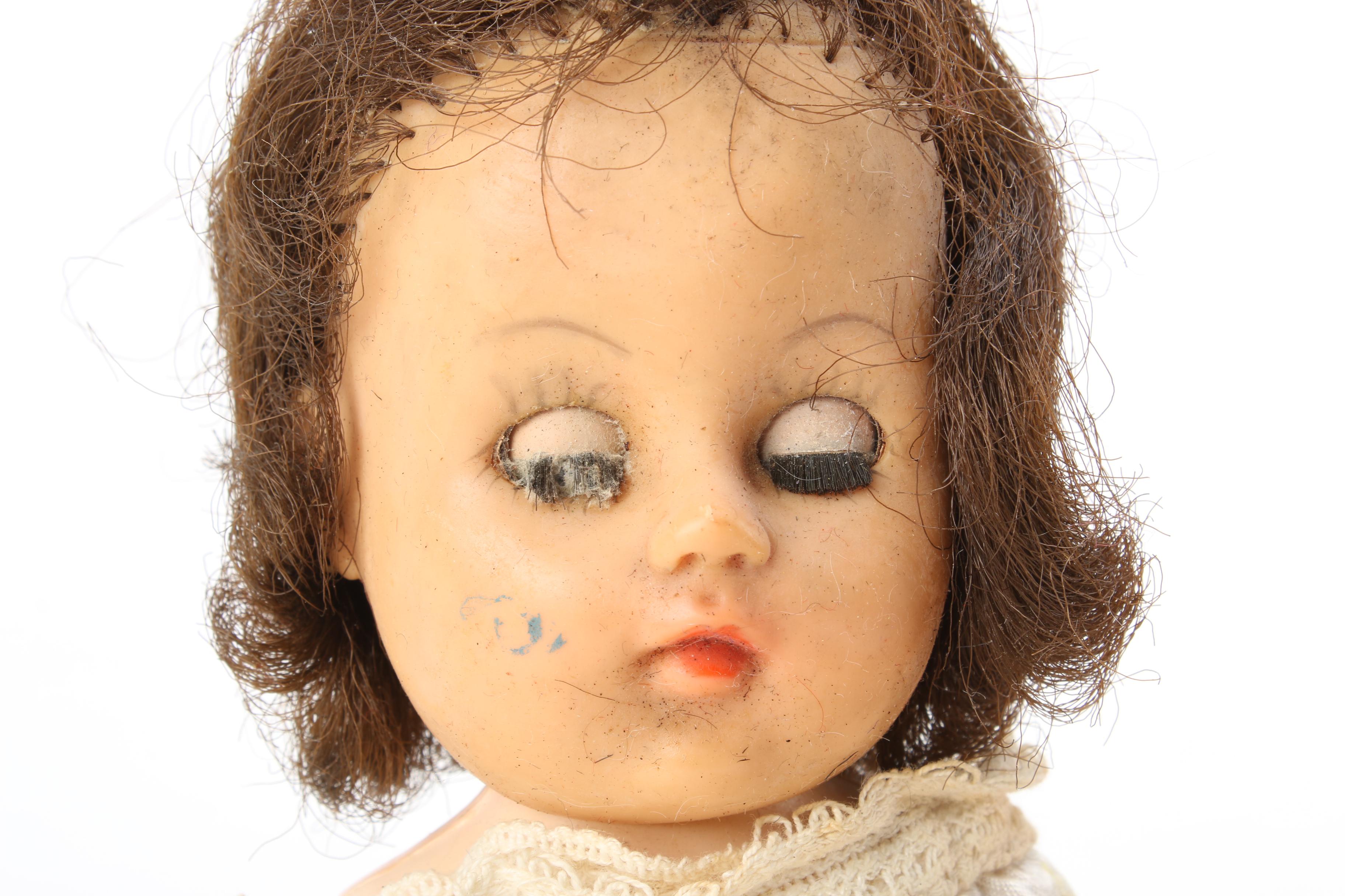 1960s Ideal "Mitzi" Doll with Vintage Baby Dolls