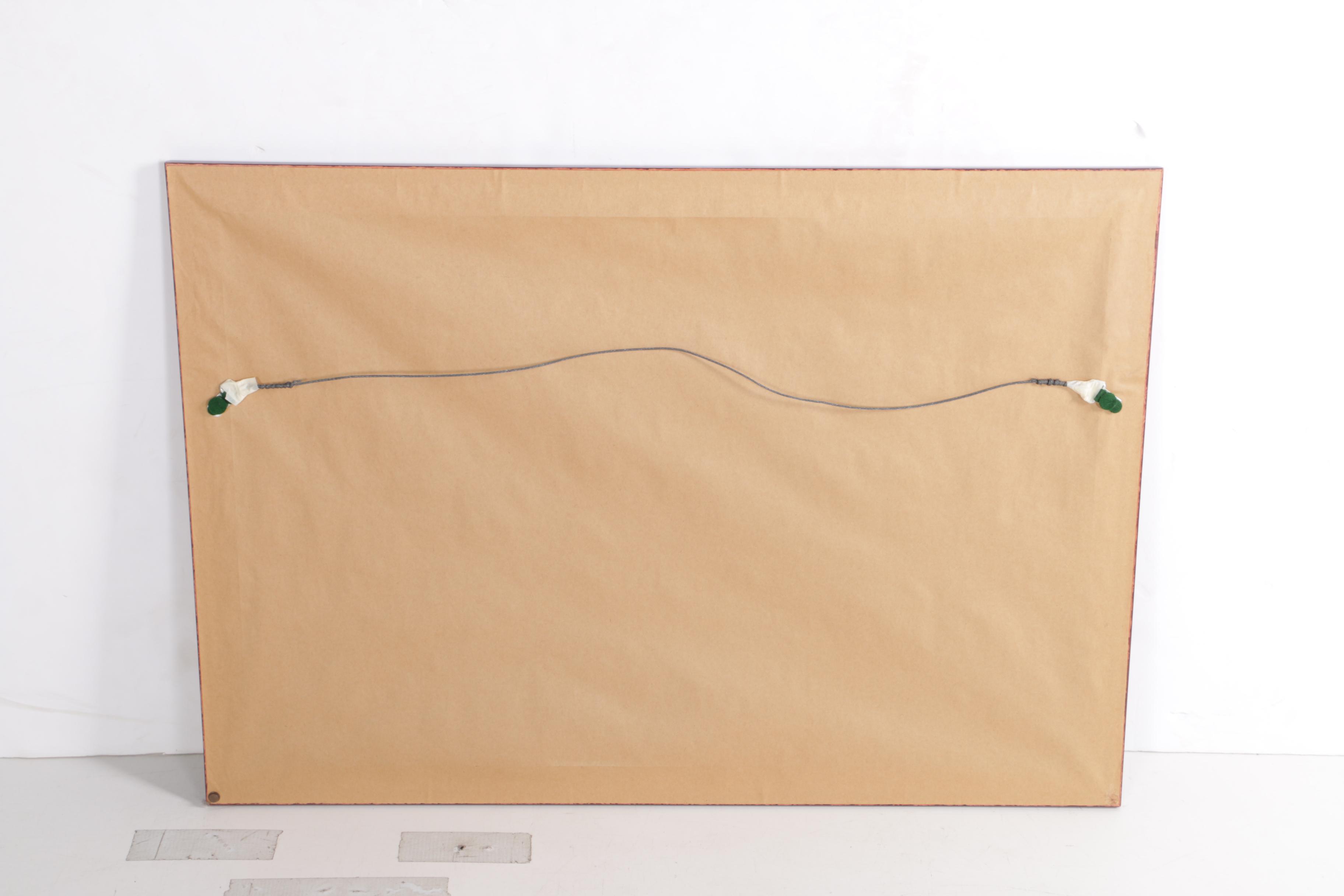 Wall Mirror with Contemporary Wood Frame