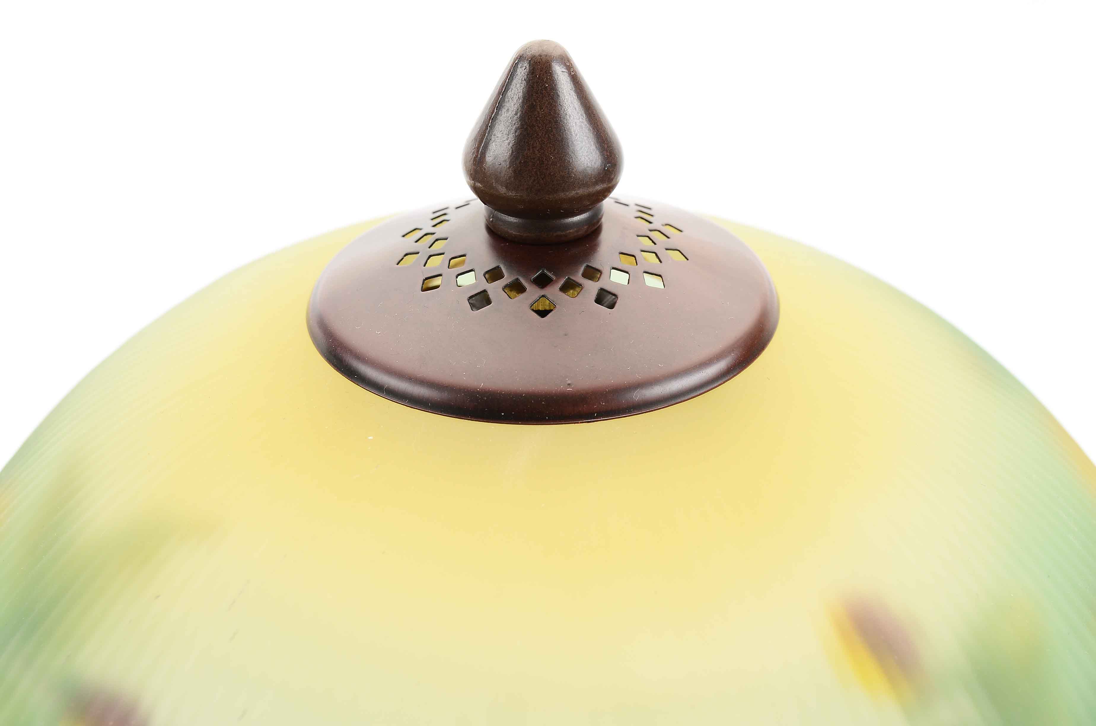 Dale Tiffany Lamp with Reverse Painted Shade