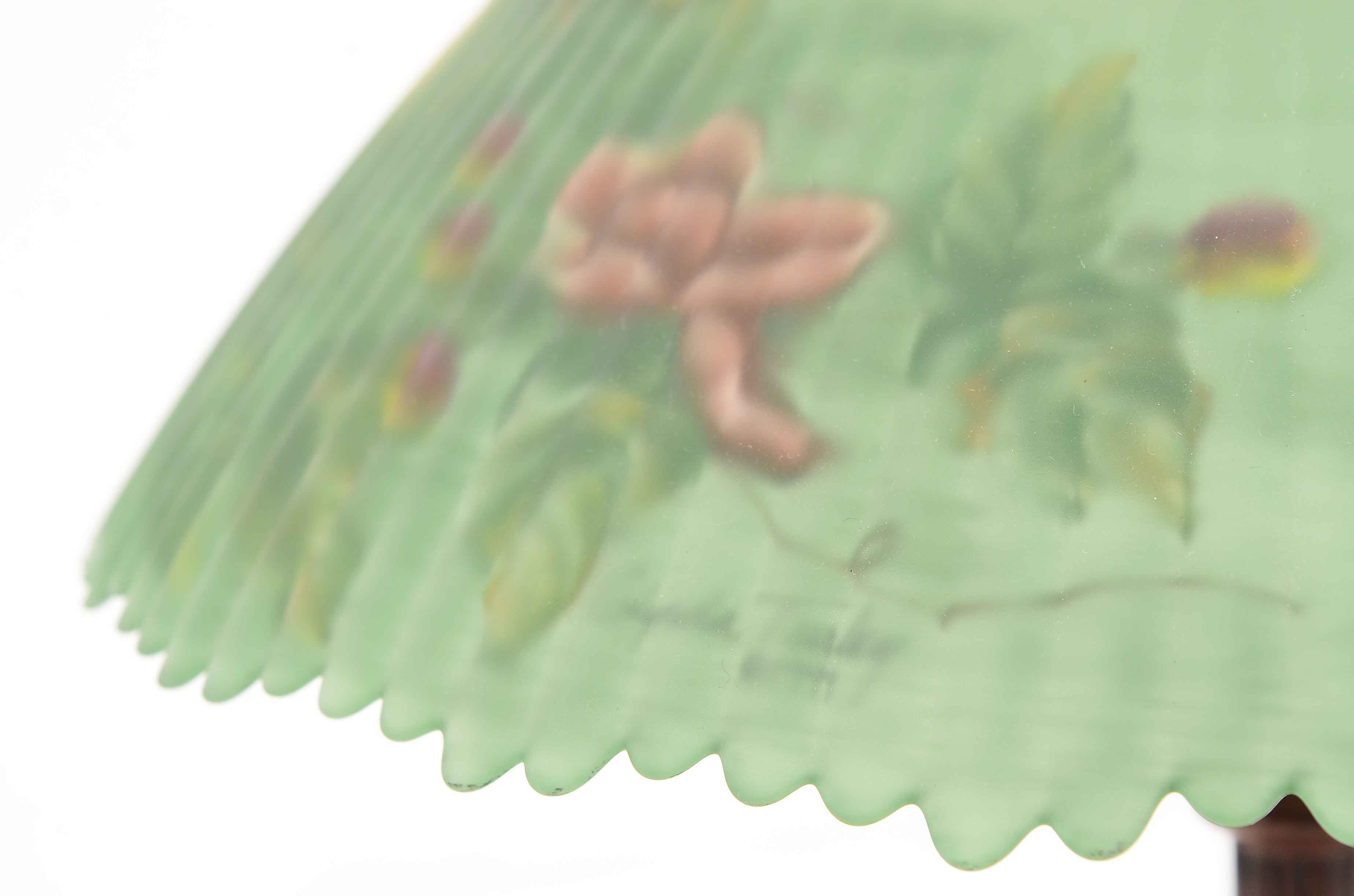 Dale Tiffany Lamp with Reverse Painted Shade