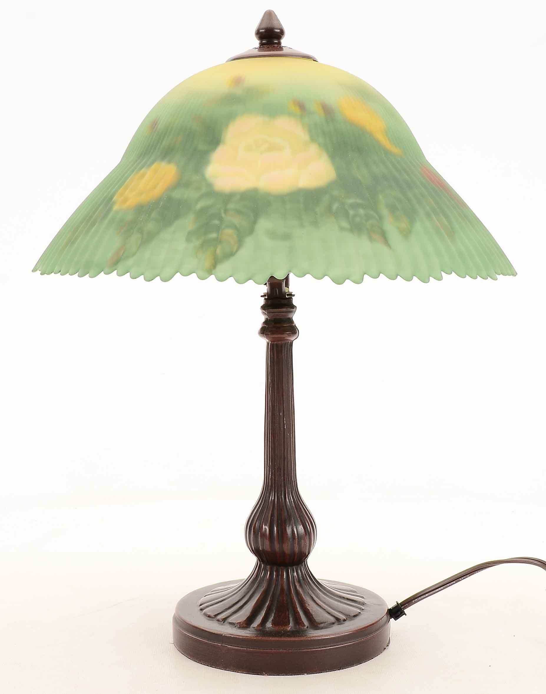 Dale Tiffany Lamp with Reverse Painted Shade