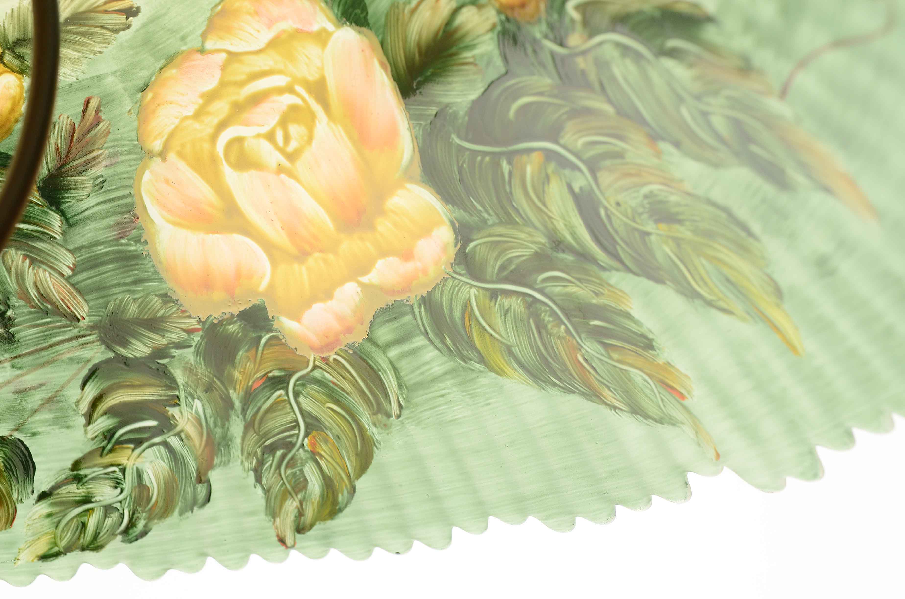 Dale Tiffany Lamp with Reverse Painted Shade