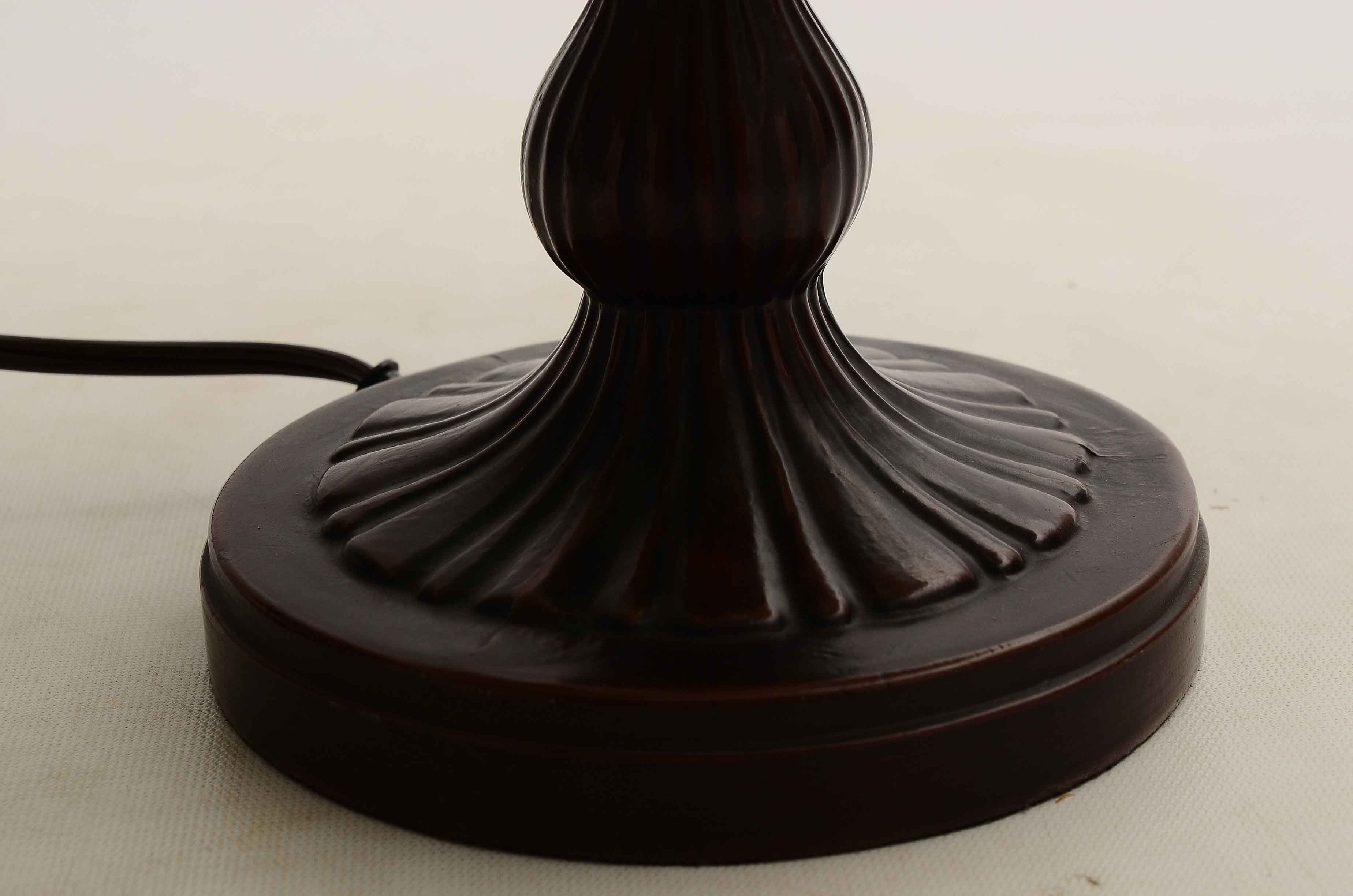 Dale Tiffany Lamp with Reverse Painted Shade