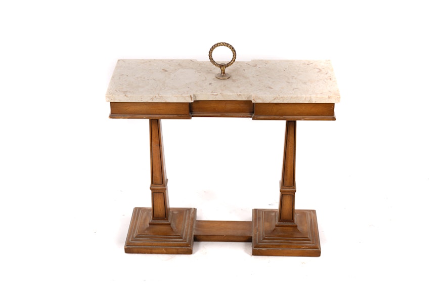 A Vintage Weiman Marble Top Stand